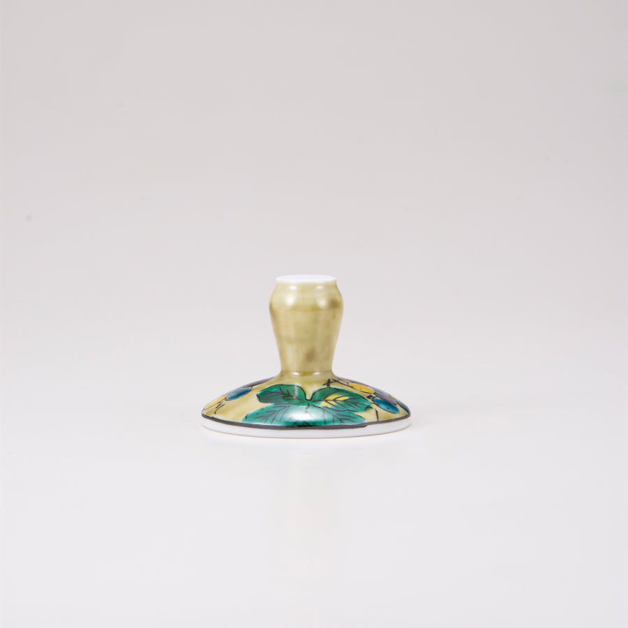 Kutani Japanese Beer Glass / Grape / Plain