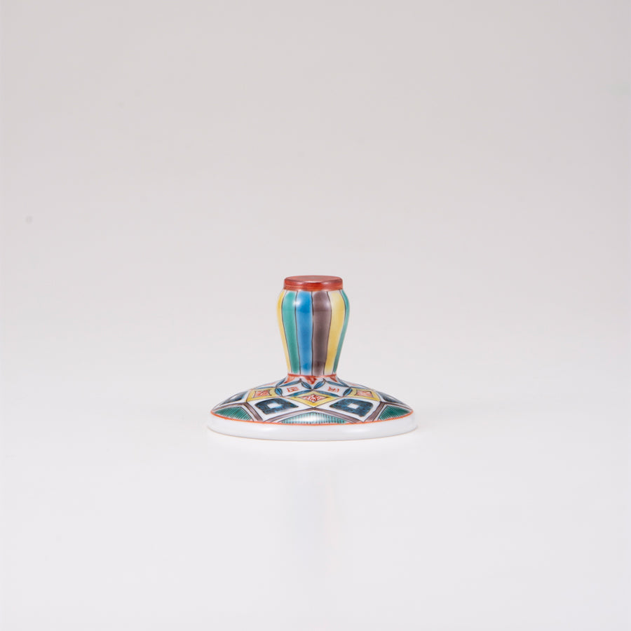Kutani Japanese Beer Glass / Old Pattern 2 / Diagonal
