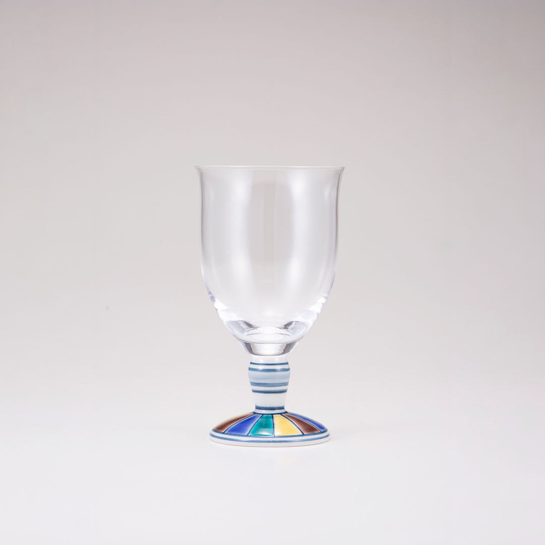 Kutani Japanese Glass / colorido Patrón 1 / Plain