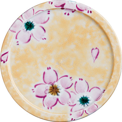 Rock Glass / Gold Cherry Blossom