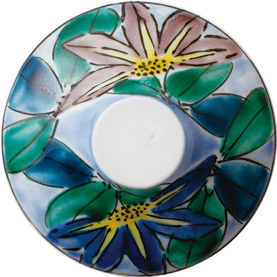 Beer Glass / Blue Clematis / Diagonal