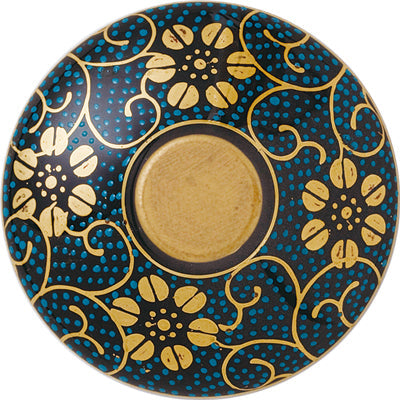 Glass / Blue Dot Clematis / Tulip