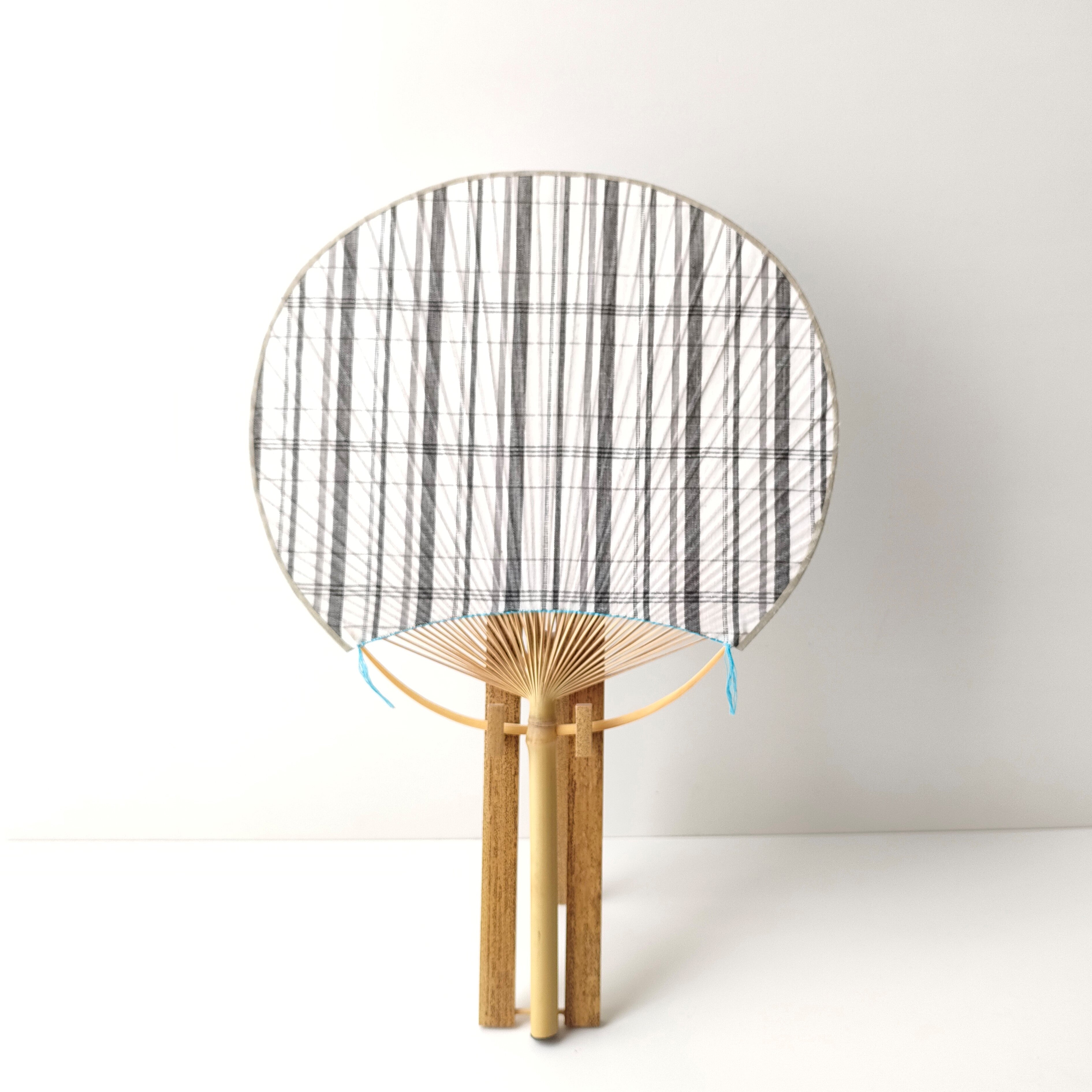 Fan / Lattice Check (Koshi) / Round / Large