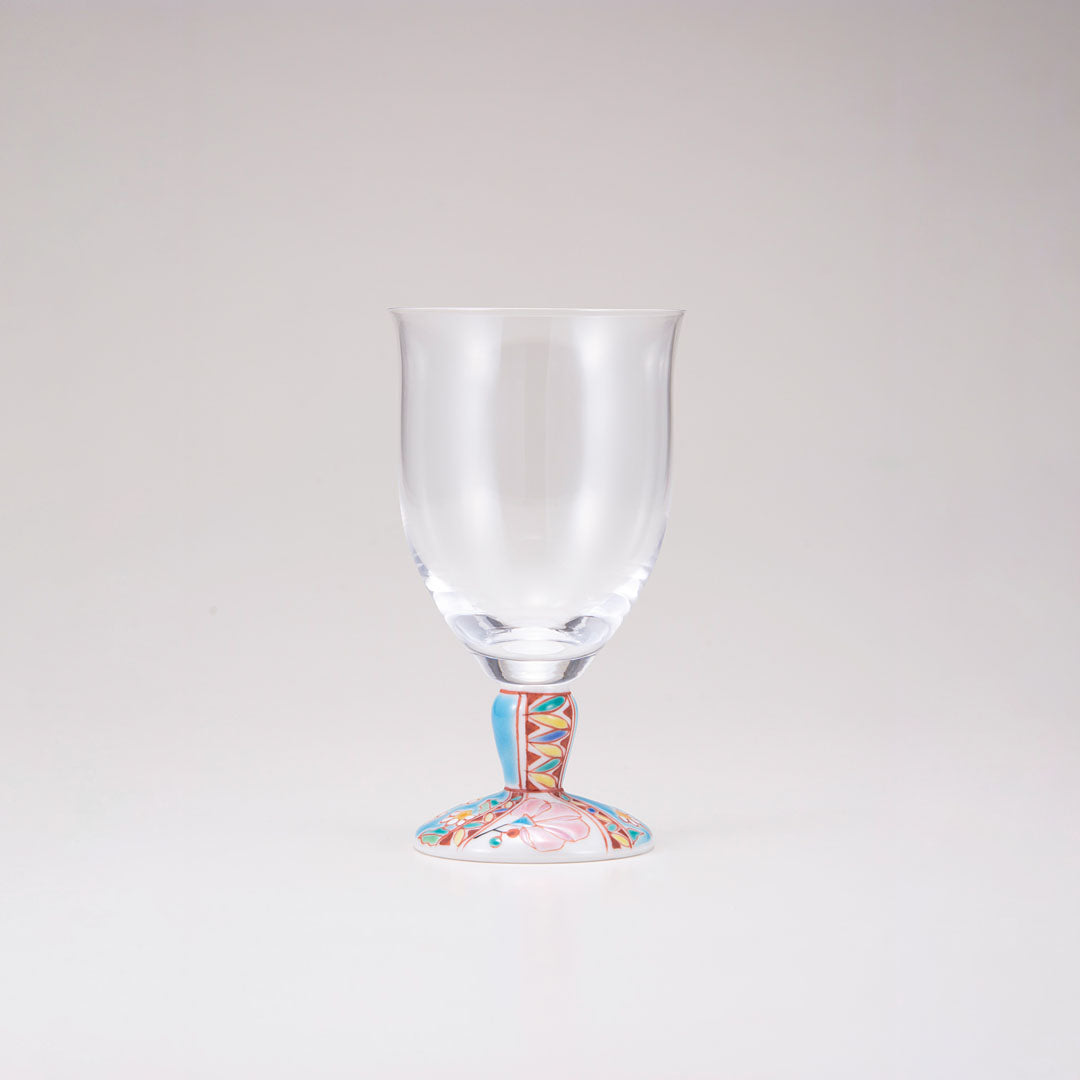 Kutani Japones Glass / Flower Tapestry / Plain