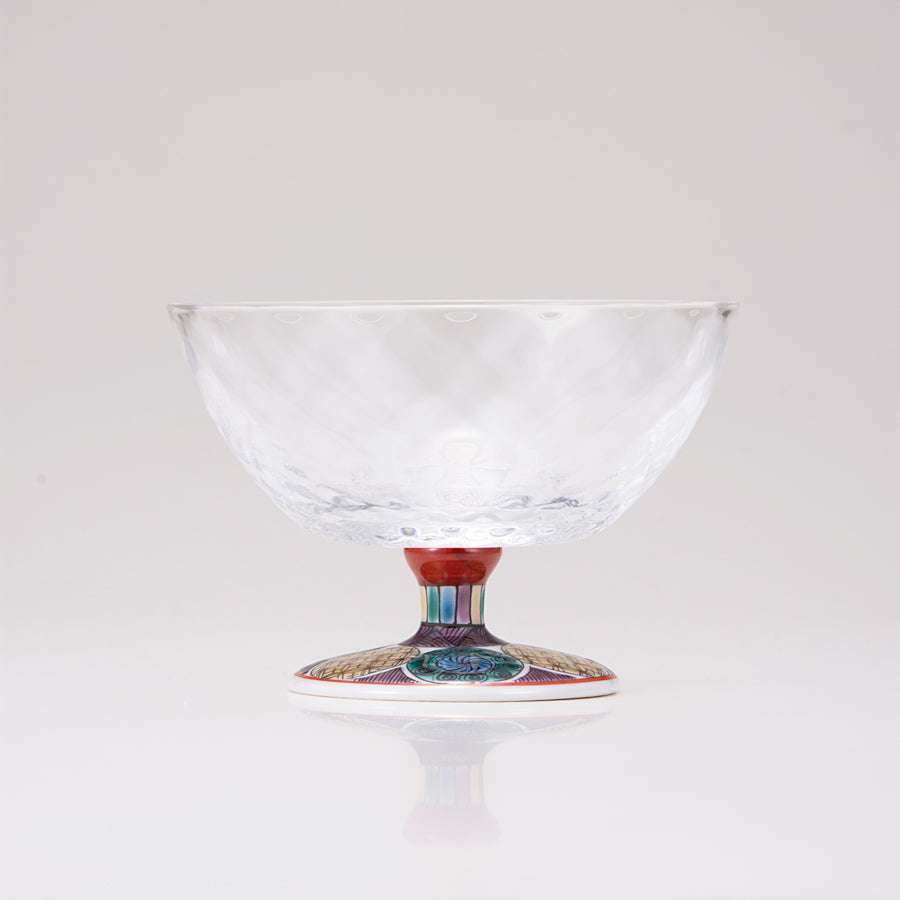 Dessert Glass / Old Pattern 1 / Plaid
