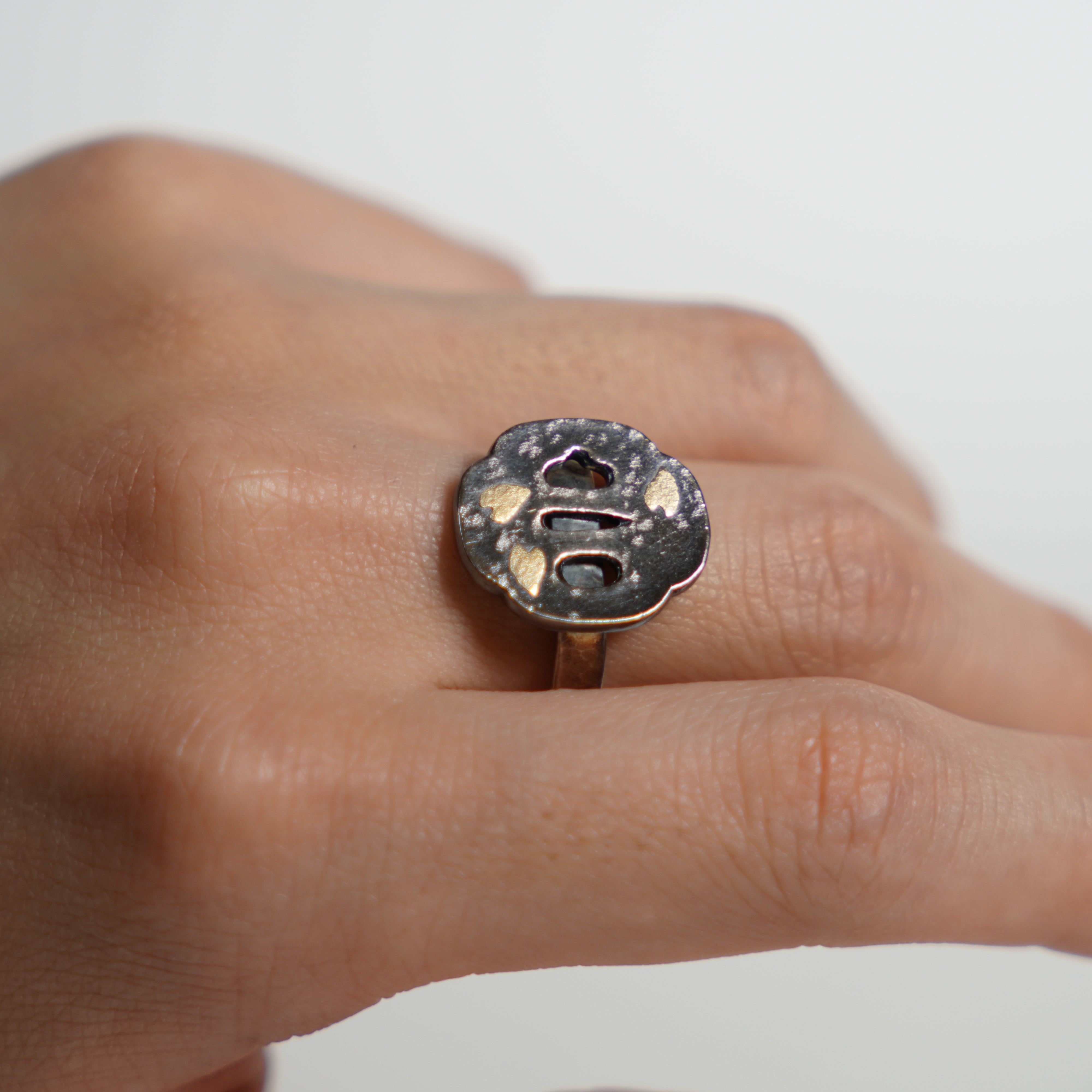 Silberring / Katana -Handschutz