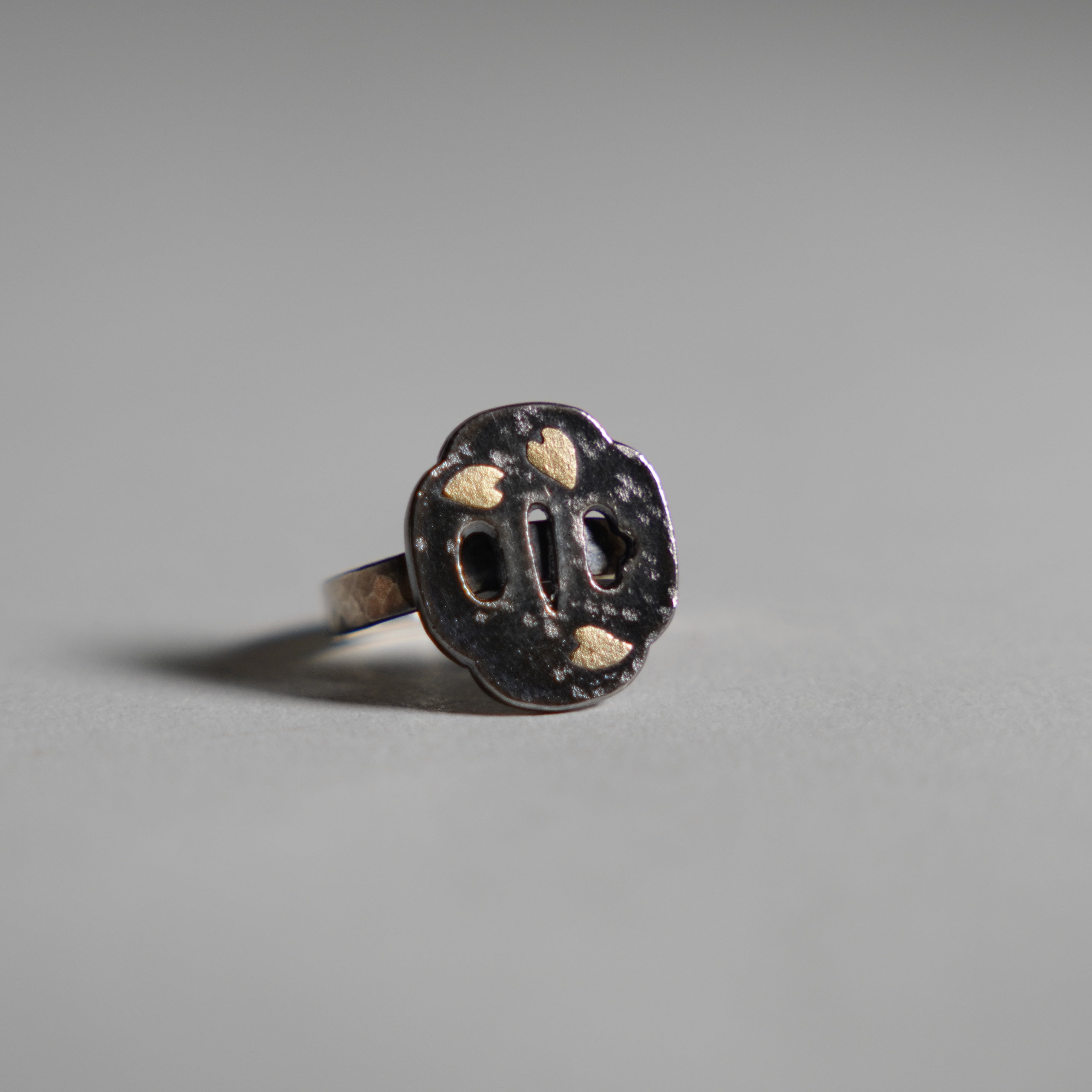 Silberring / Katana -Handschutz