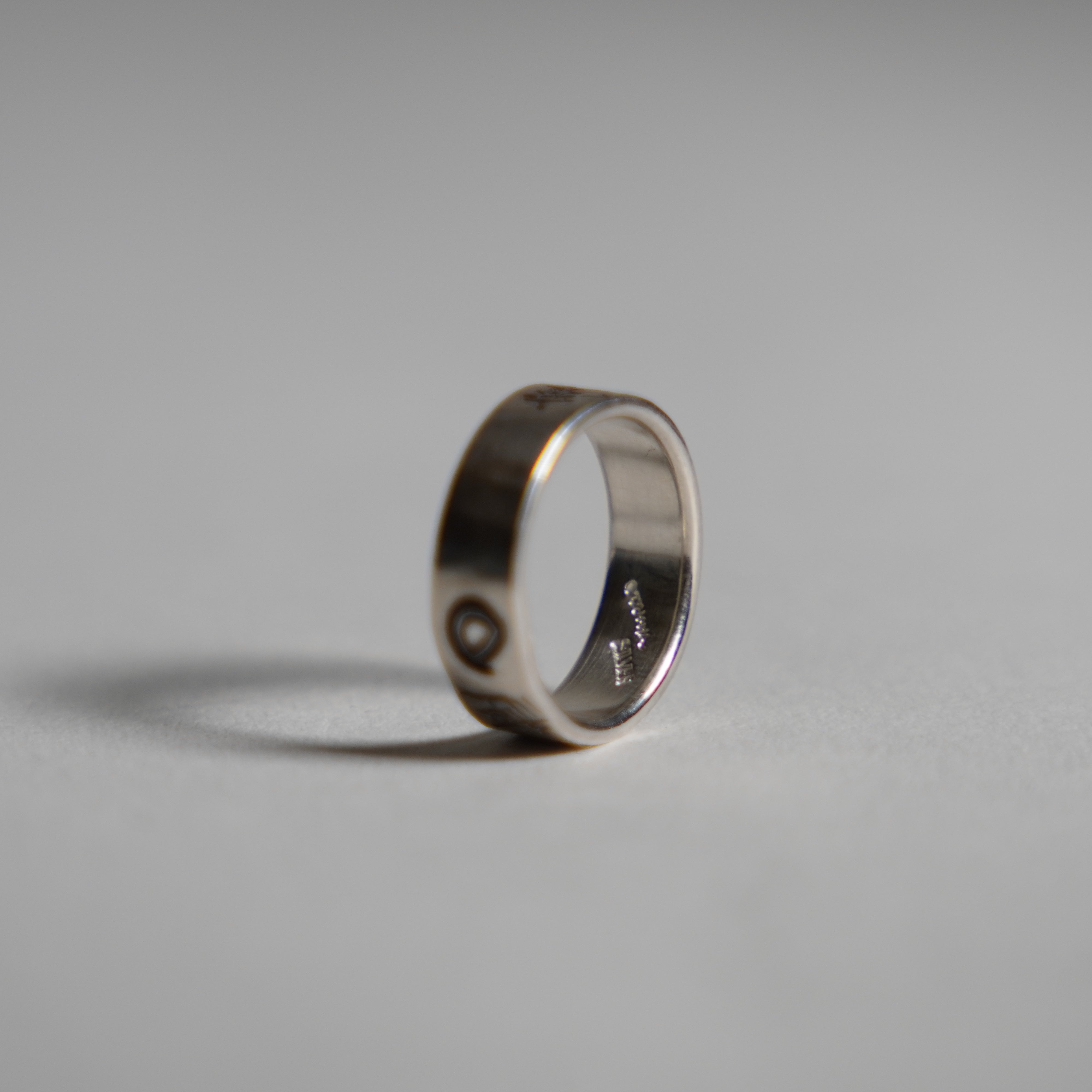 Silberring / Hannya Sutra