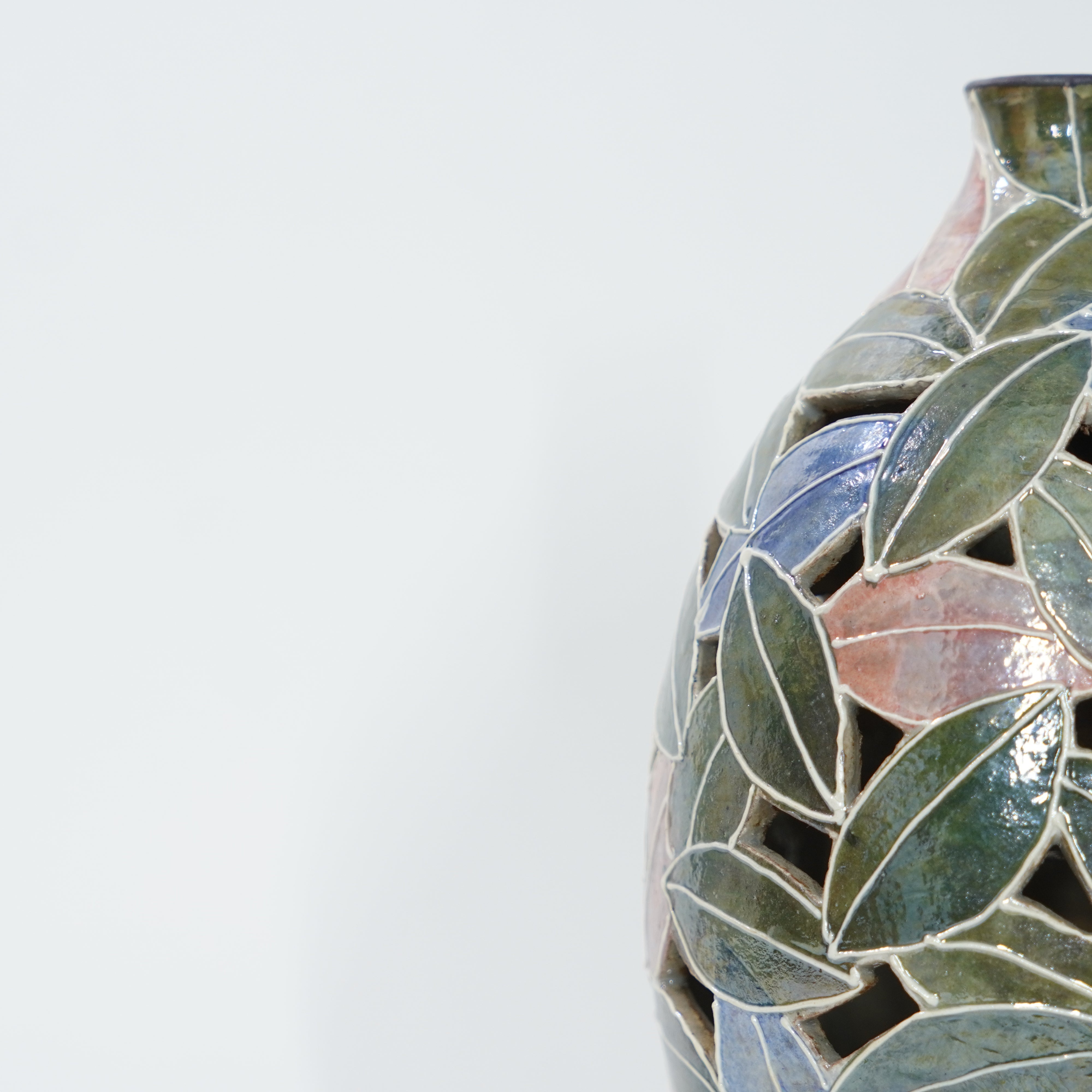 Blatt entworfene Einzelblumenvase