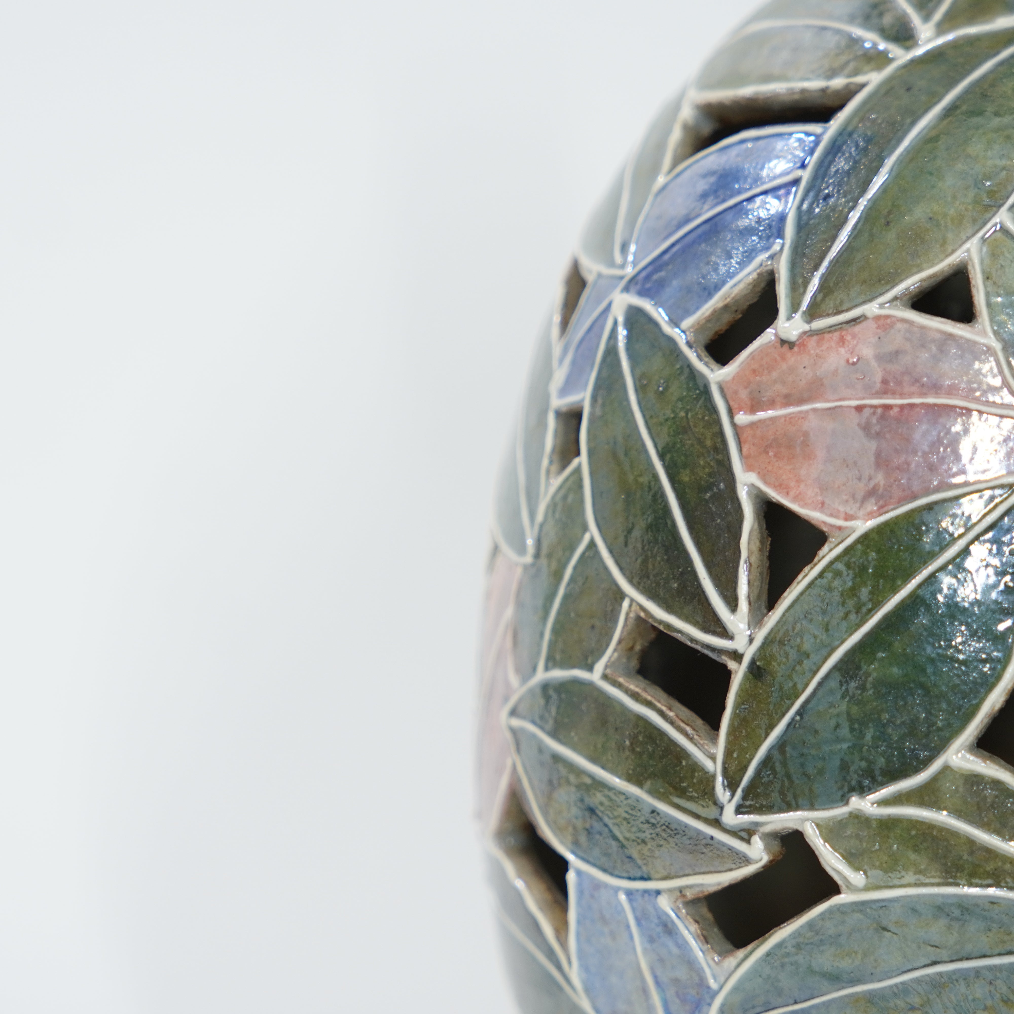 Vase à fleurs unique conçu par la feuille