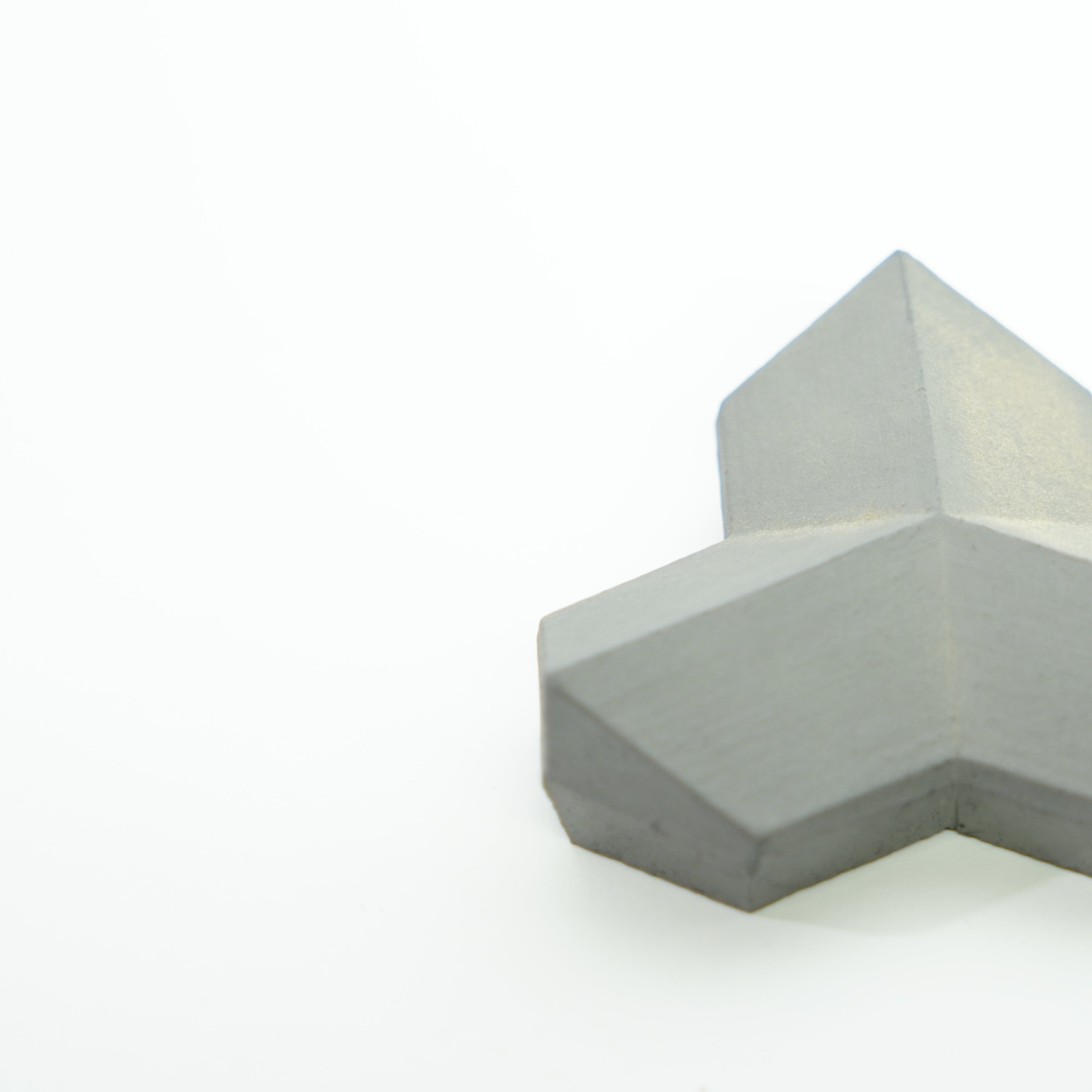 3d Kawara Fliesen / Schnee - 4 Fliesen Set
