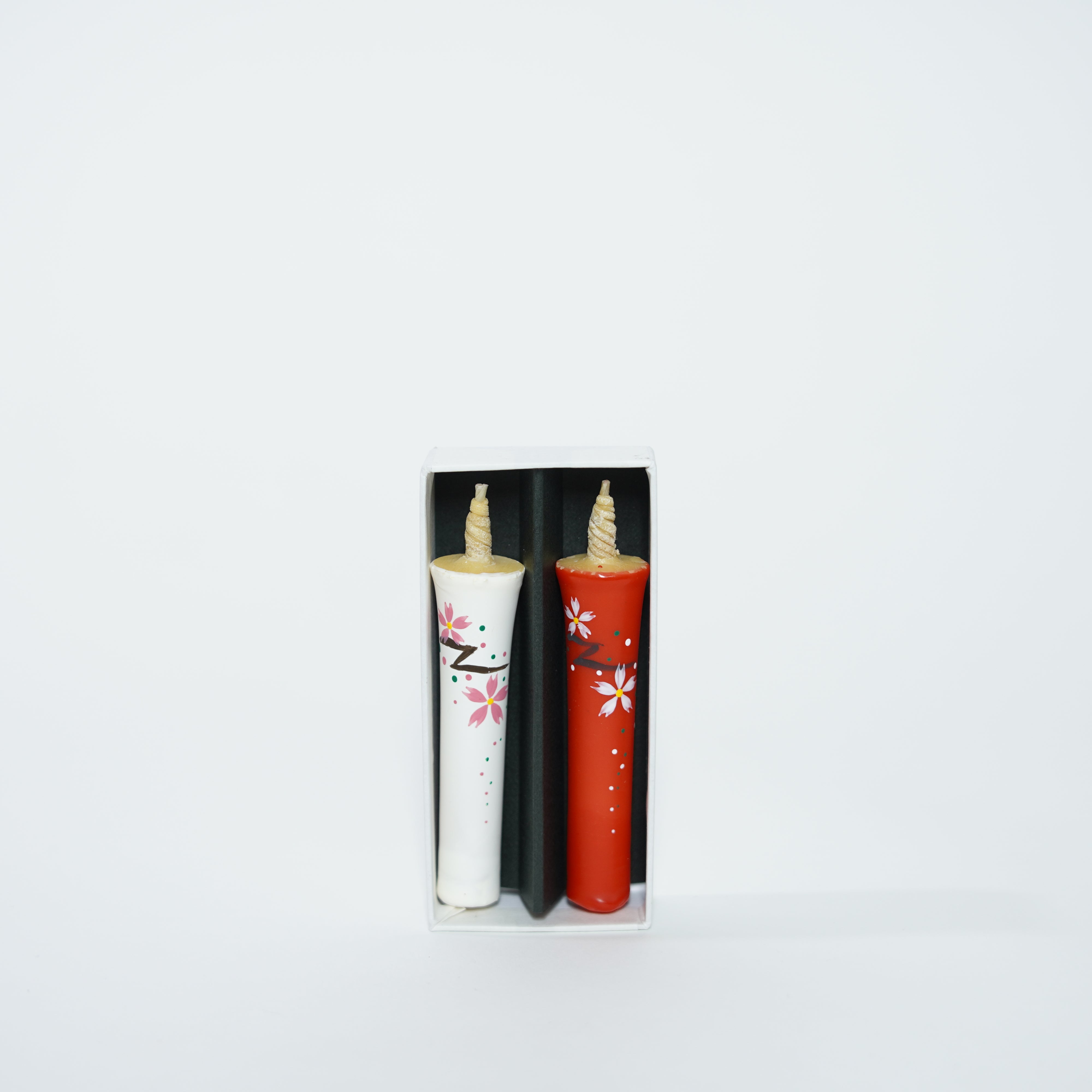 Hand-painted Candles / Cherry Blossom (Sakura) / 2-monme (2pcs)