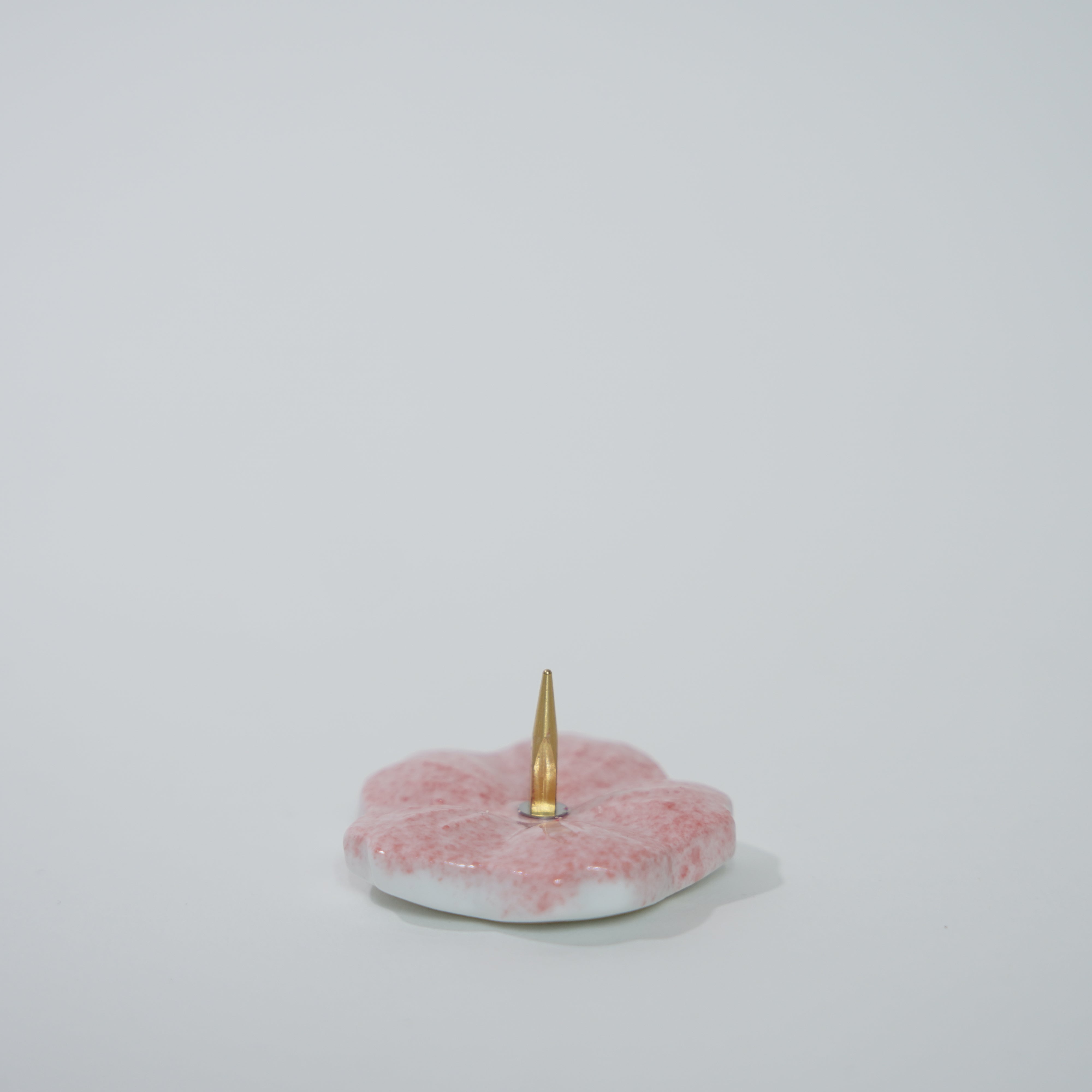 Kyo-yaki Candle Holder / Cherry Blossom on Pink