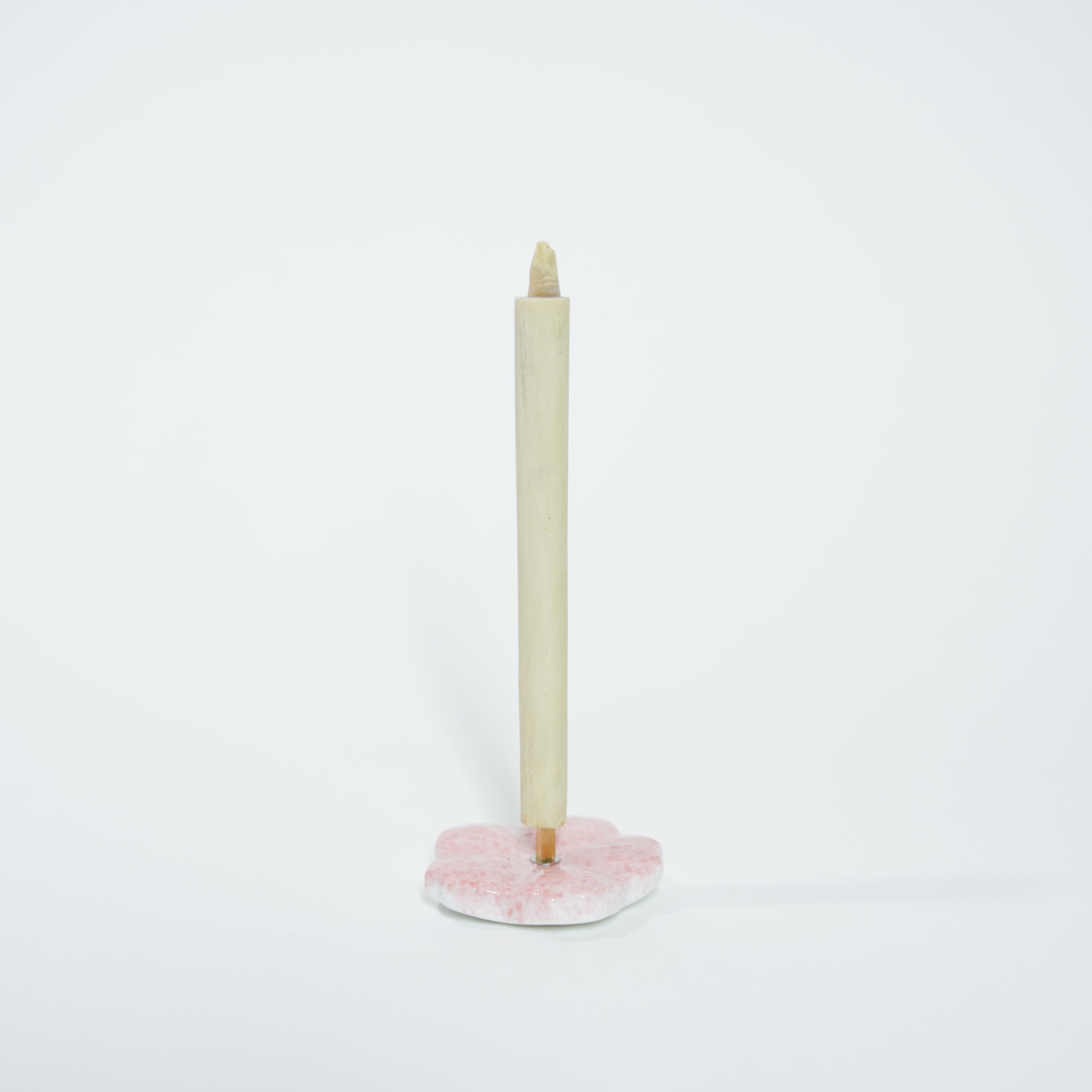 Stick-shaped Japanese Candles / Plain White / 1.5-monme (5pcs)