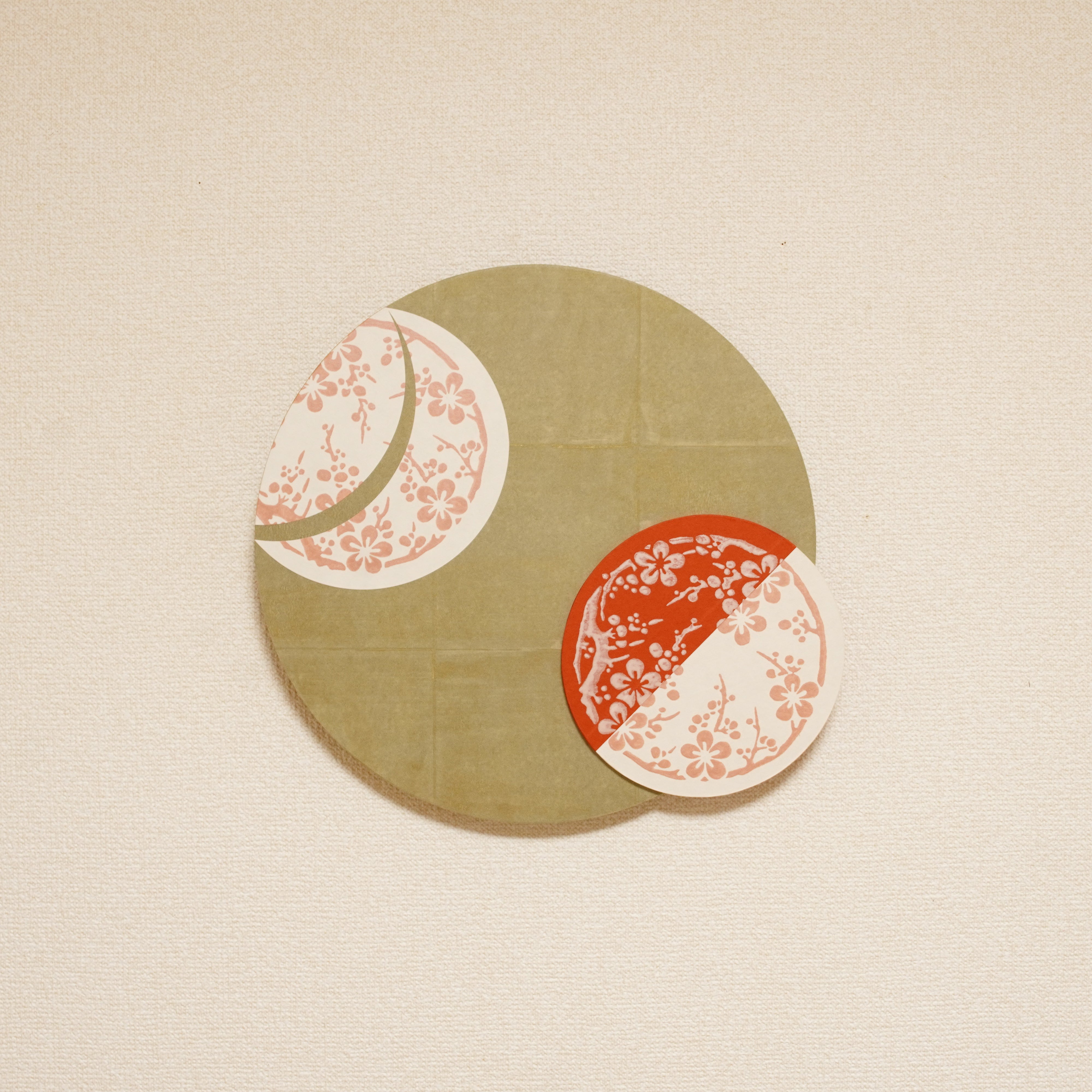 Hanging Scroll / Kyoto Hyogu / Plum & Moon