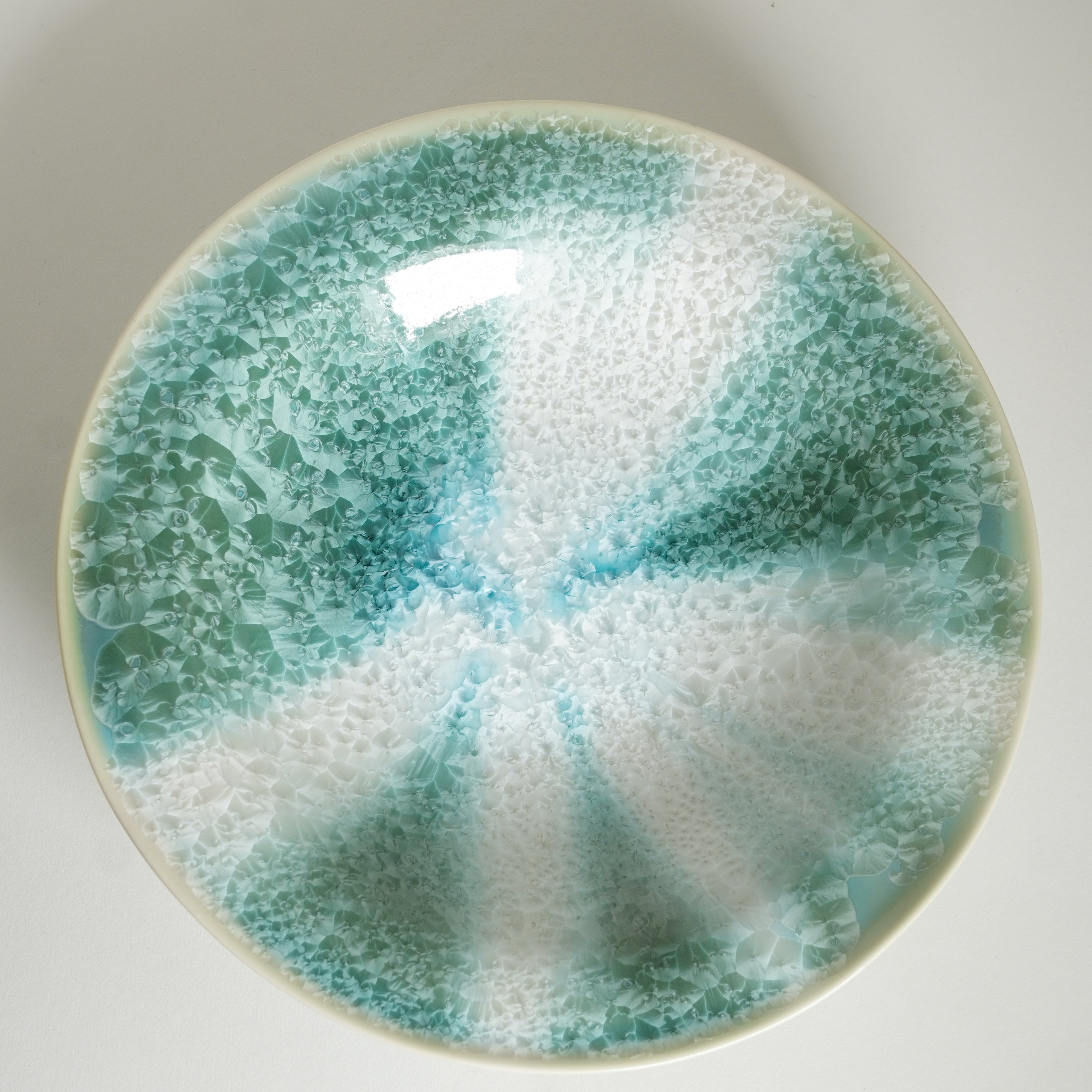 Plat profond / tourbillon de jade