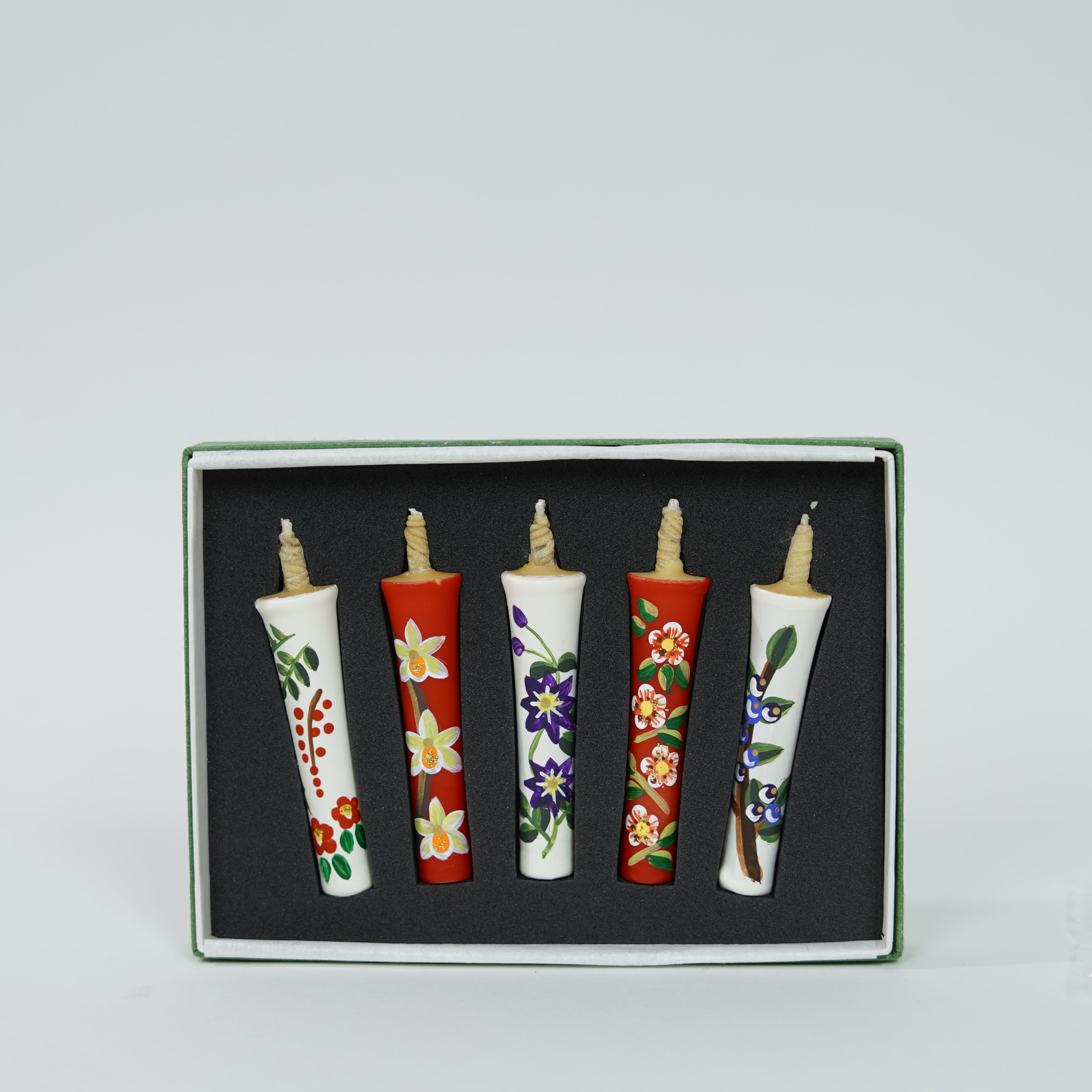 Hand-painted Candles / Koto-no-Sai (Colors of Kyoto) / 5pcs