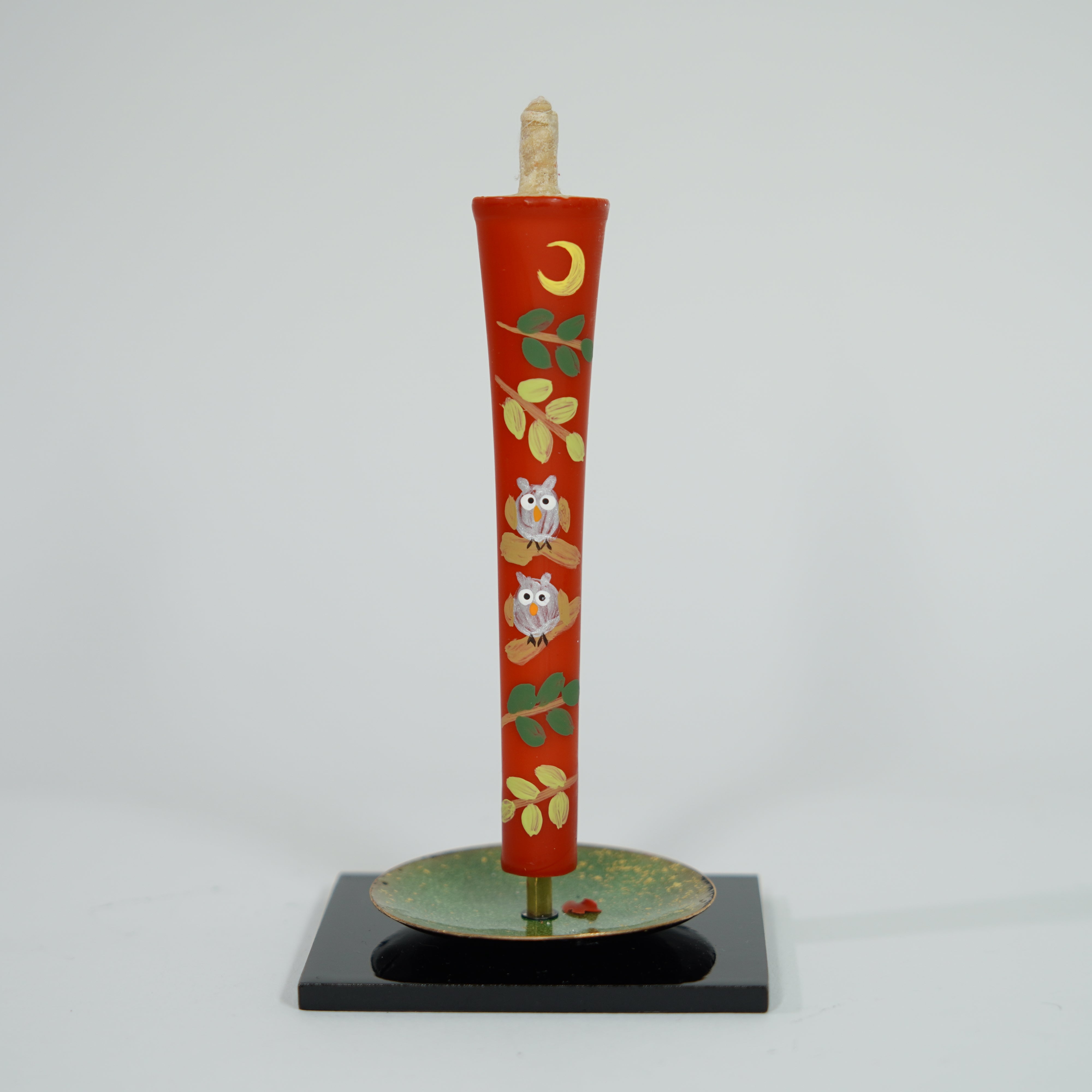Hand-painted Scented Candles / Rose / Owl & Sparrow