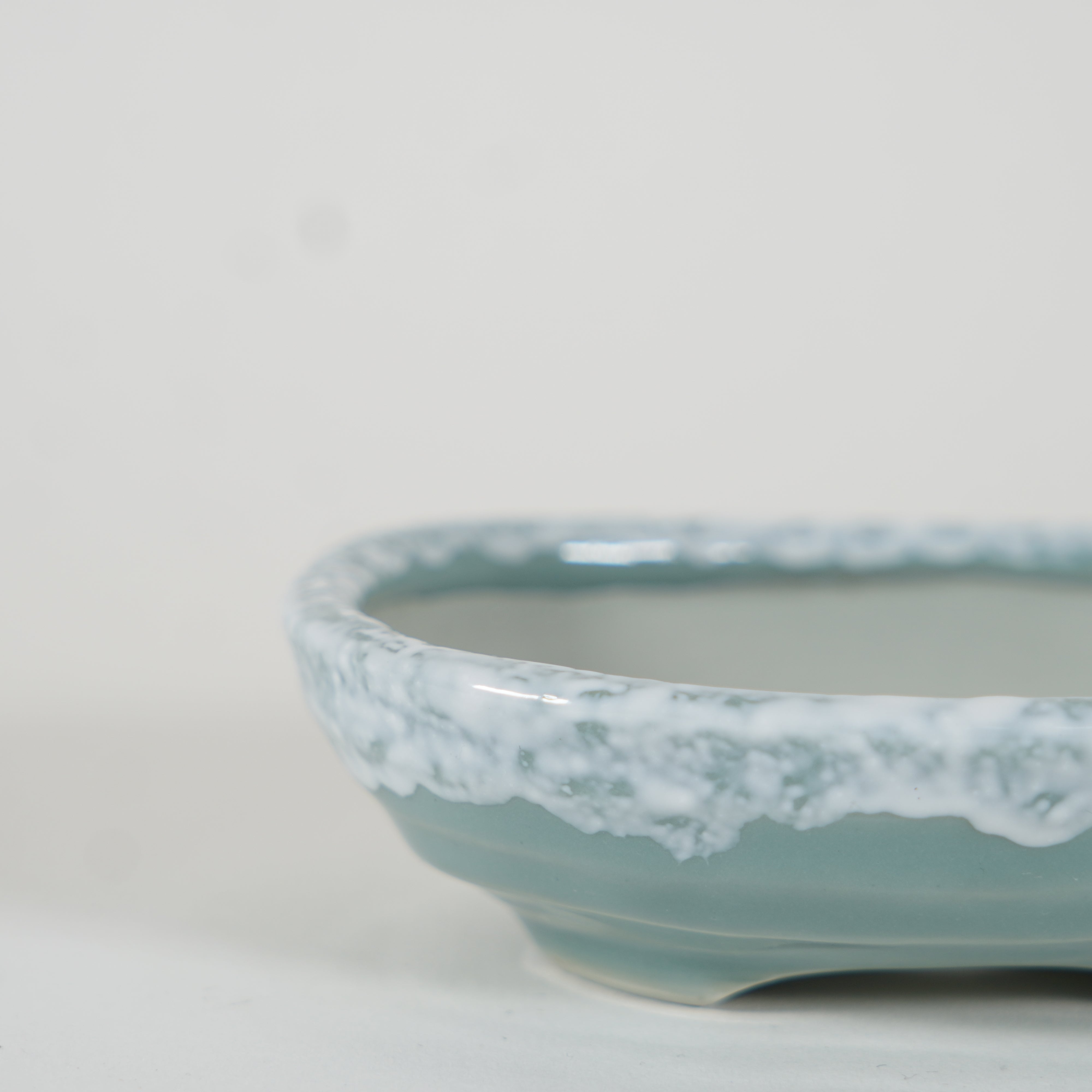 Bonsai Pot / Celadon / Rectangular