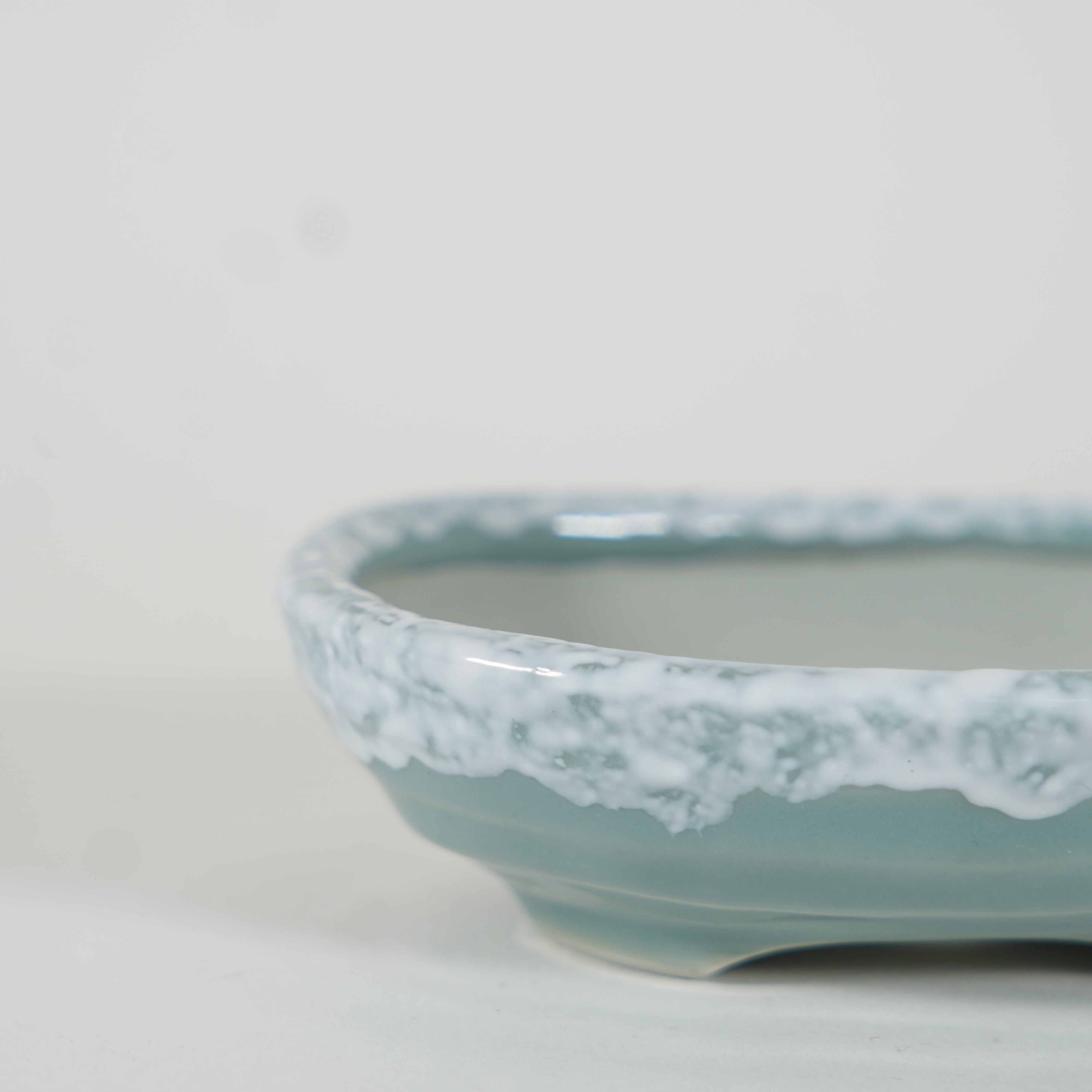Bonsai Pot / Celadon / Rectangular
