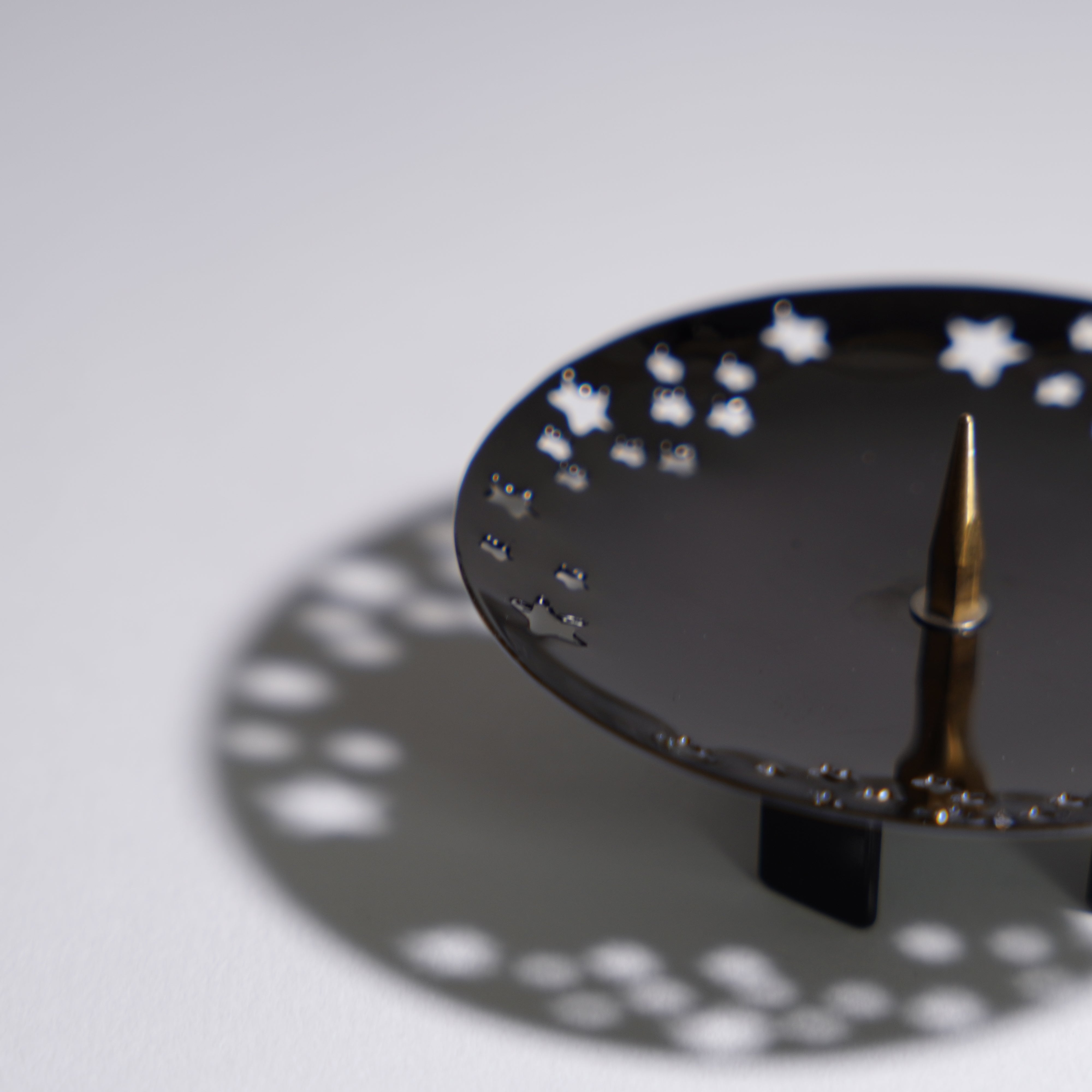 Openwork Candle Holder / Kyo-yaki / Star Pattern