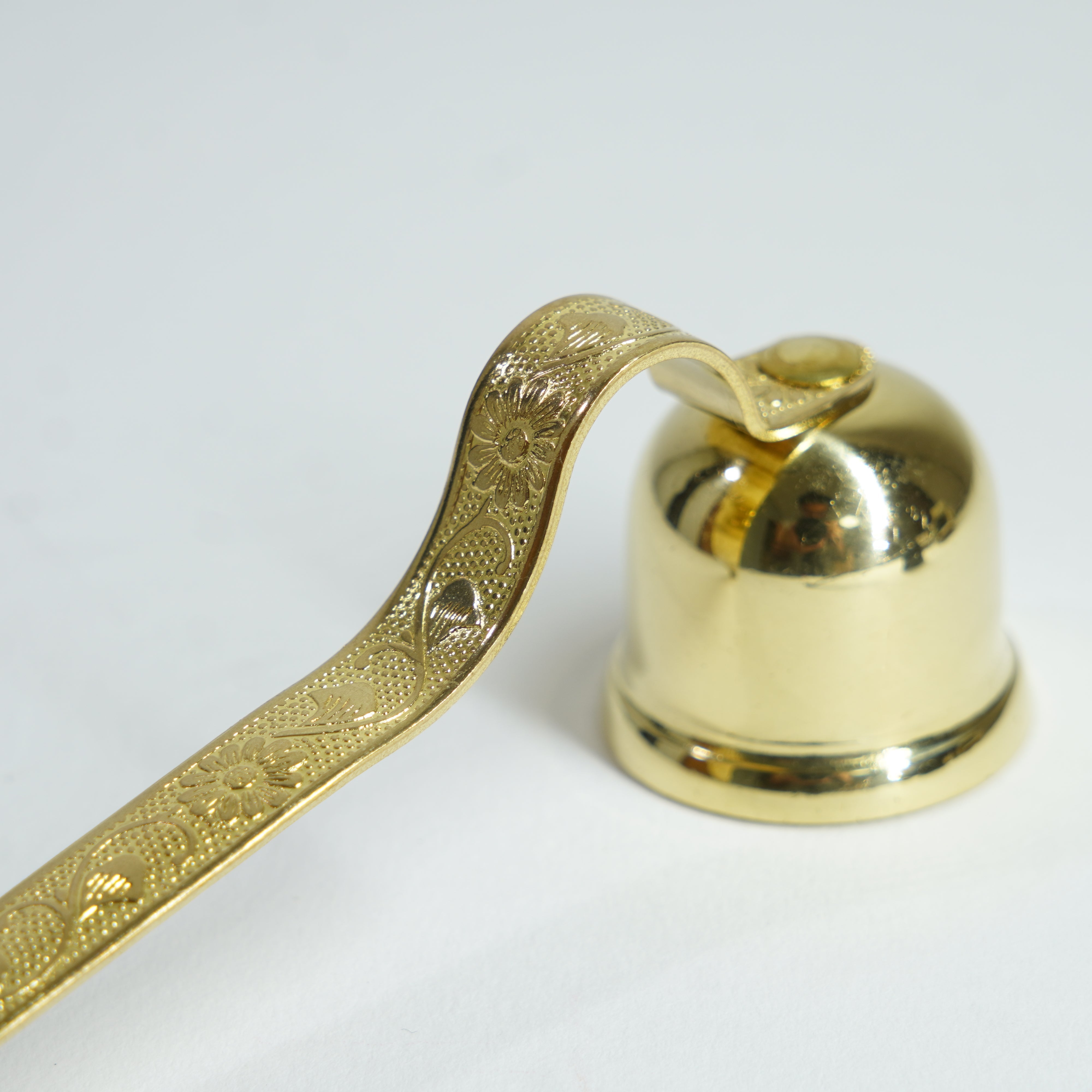 Japanese Candle Snuffer / Gold Finish / Flame Extinguisher