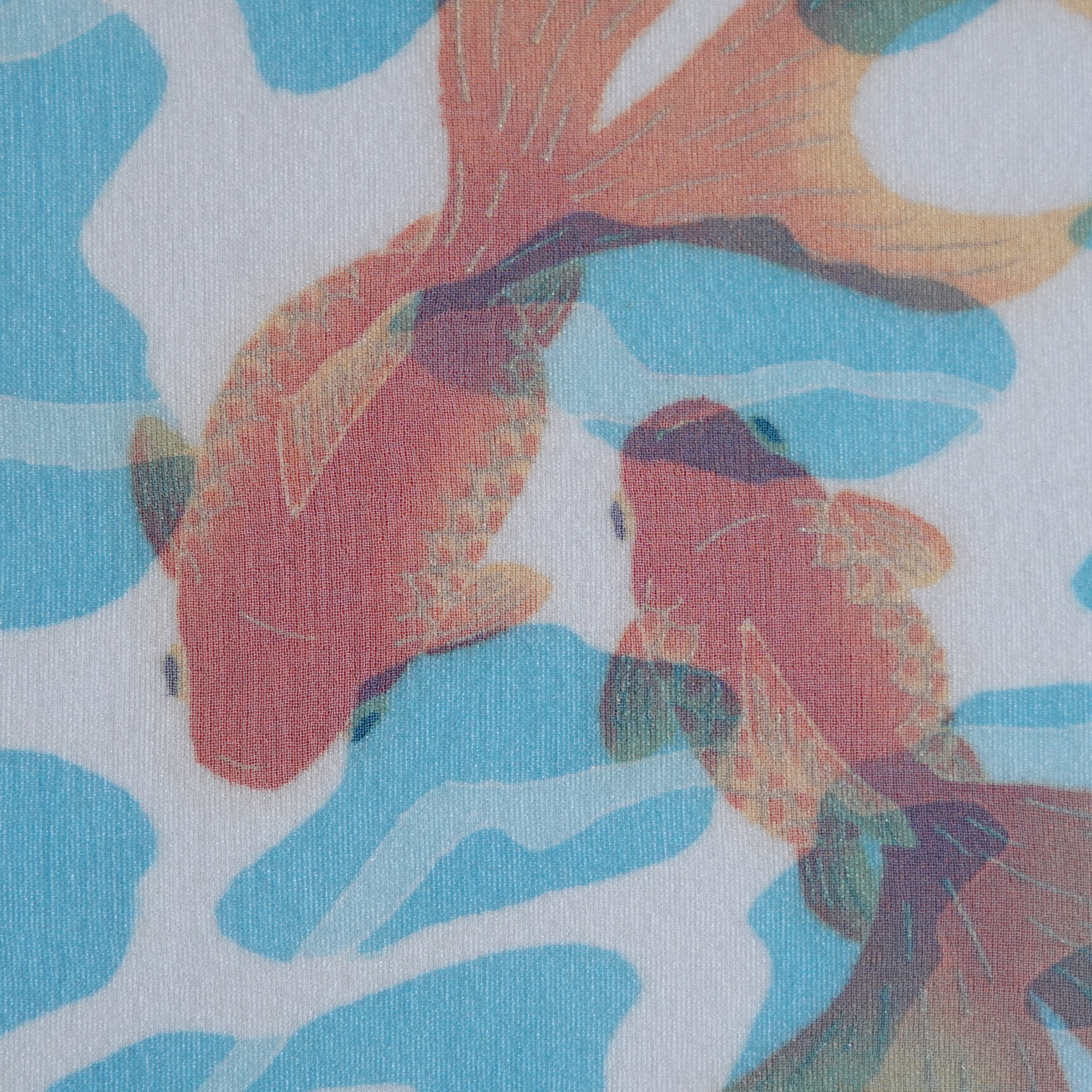 Panel de arte de Kyoto / pescado de oro