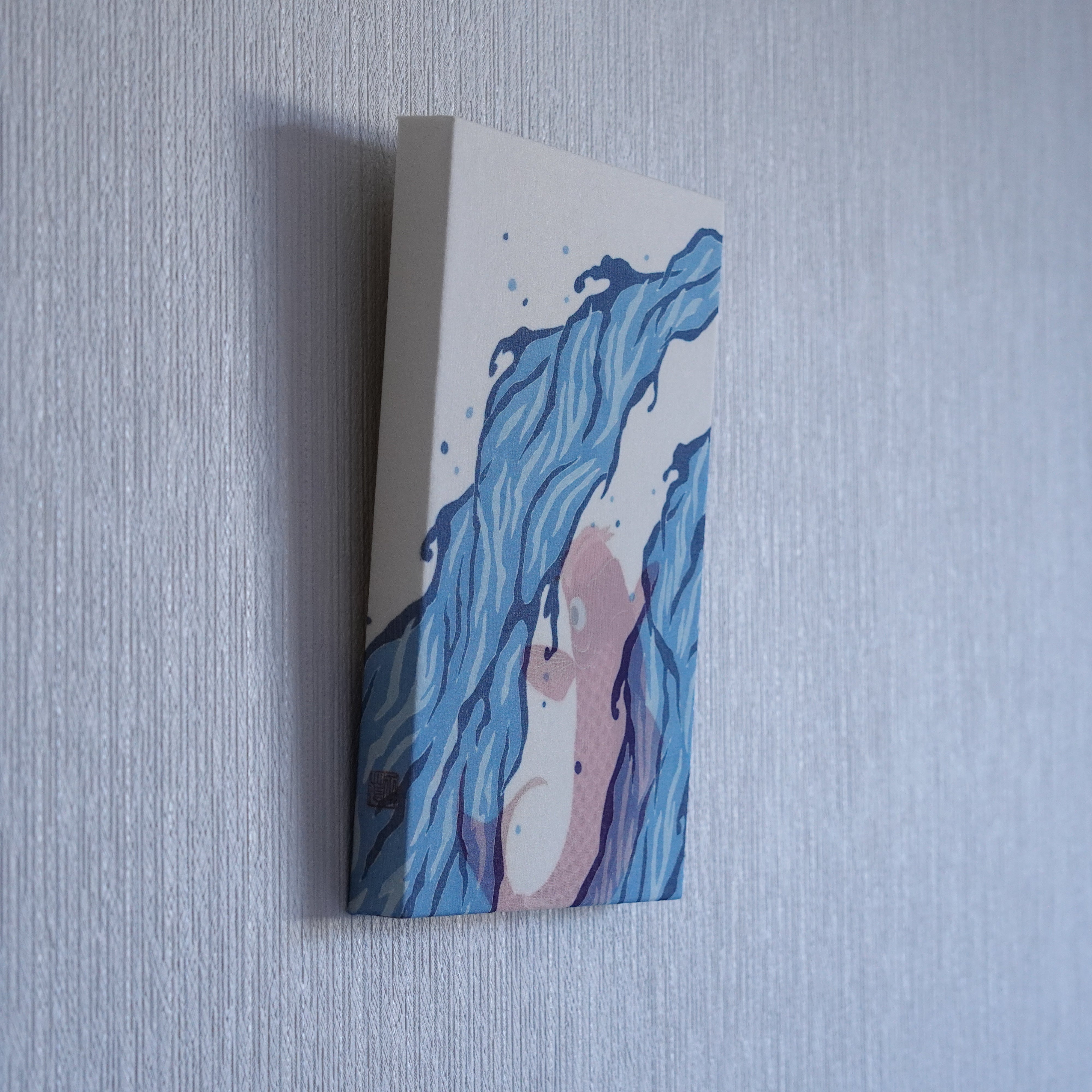 Panel de arte de Kyoto / pez rojo koi