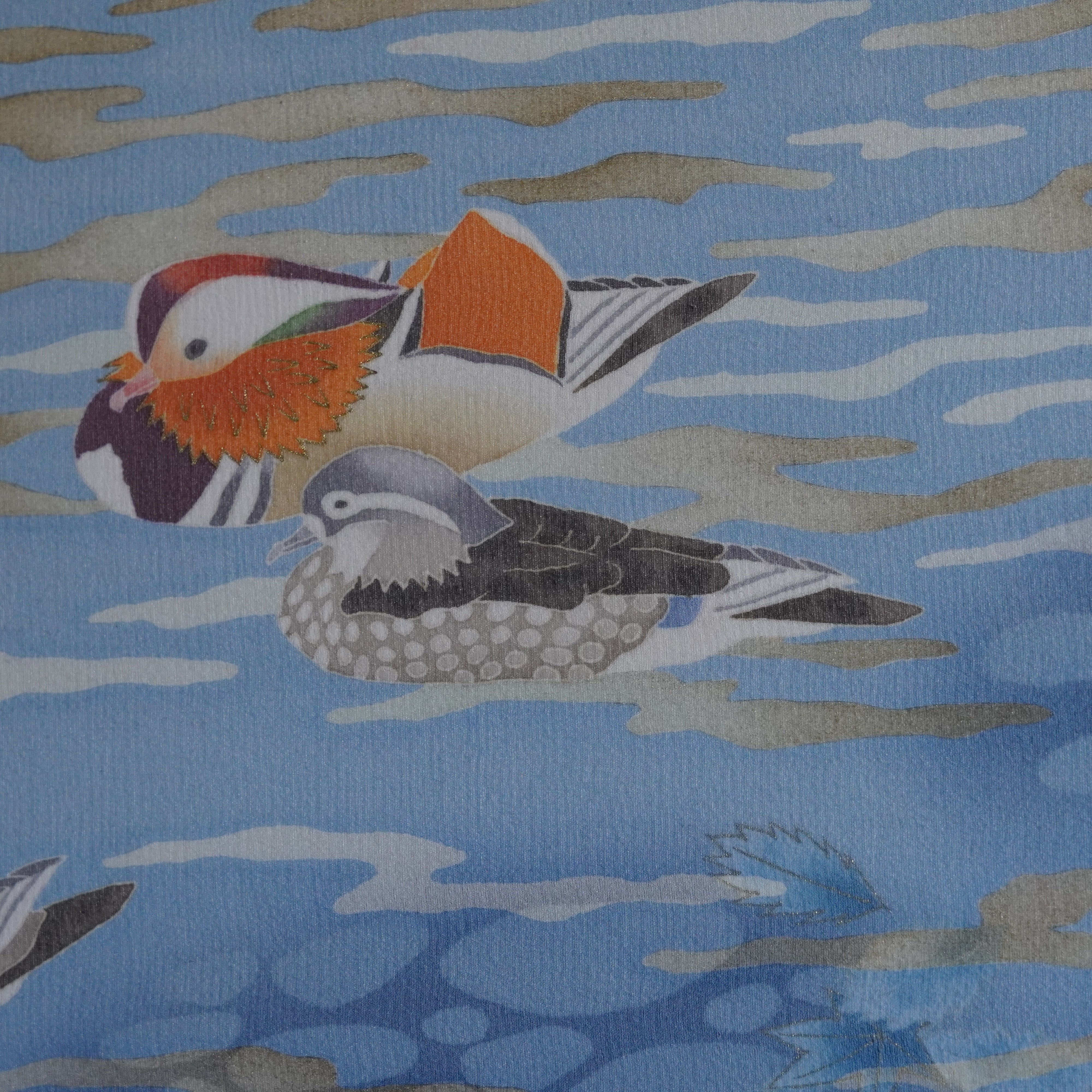 Panel de arte de Kyoto / Duck Mandarin