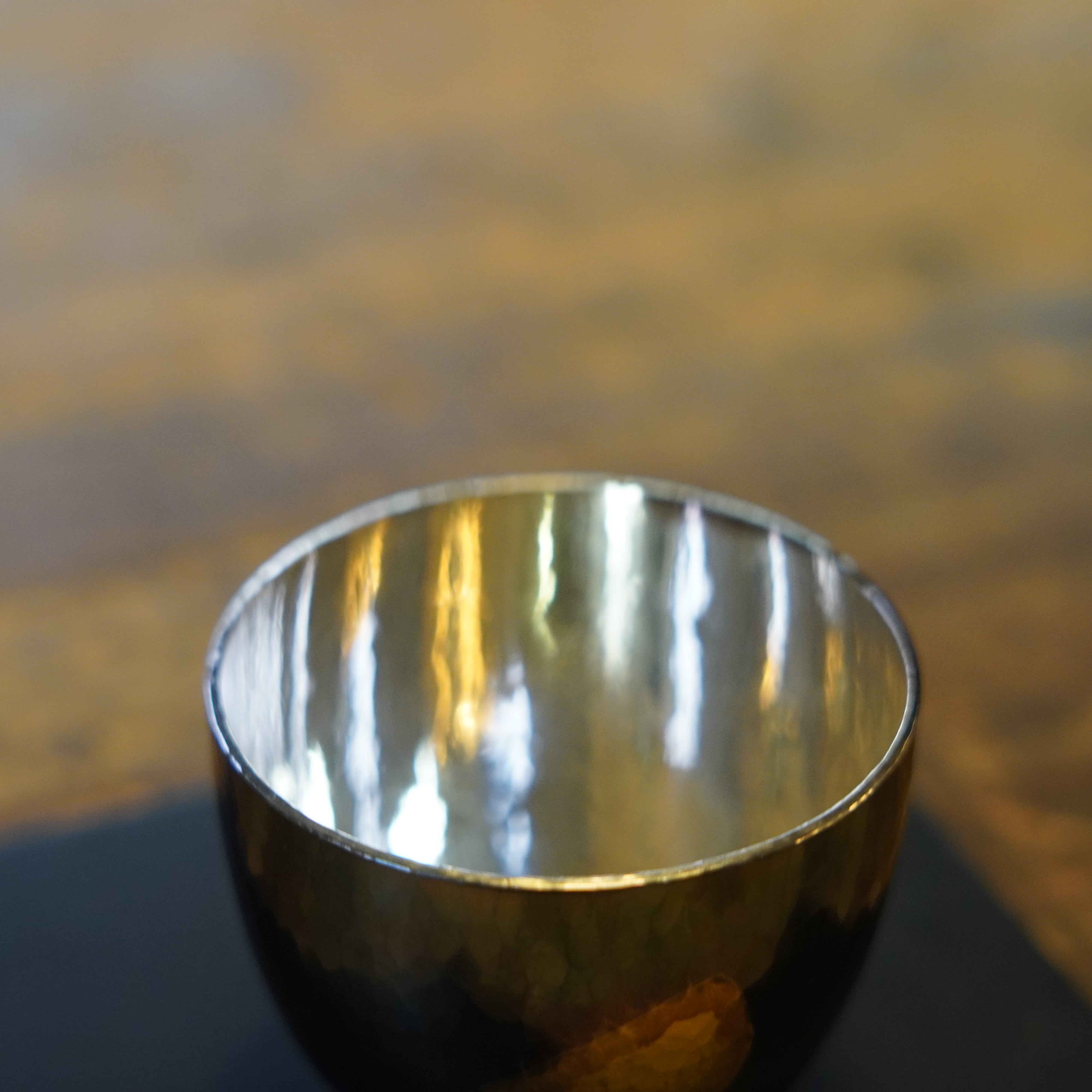 Coppa di sake d'argento / Moon da bere