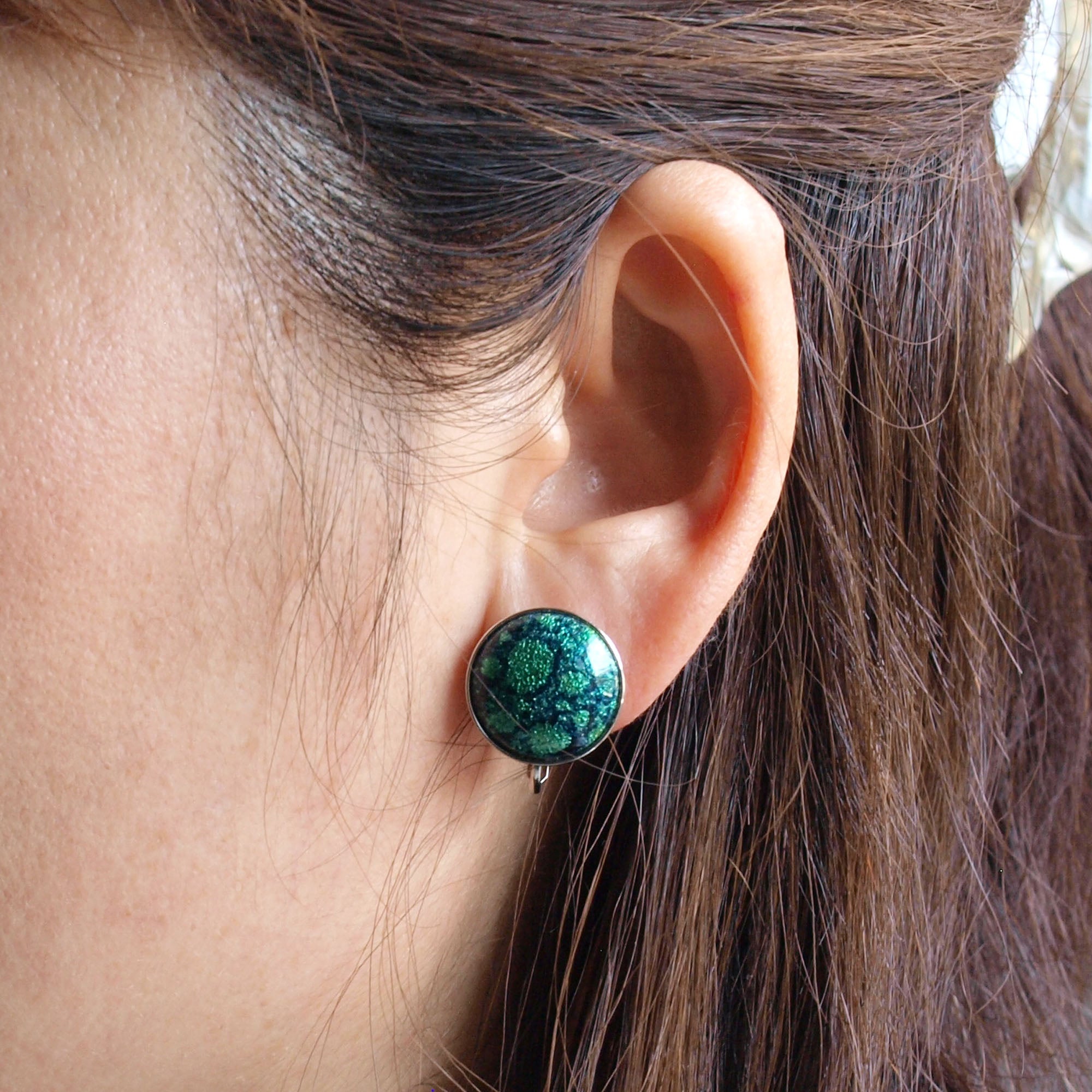 Boucles d'oreilles rondes / 15 mm / suke / 6 couleurs