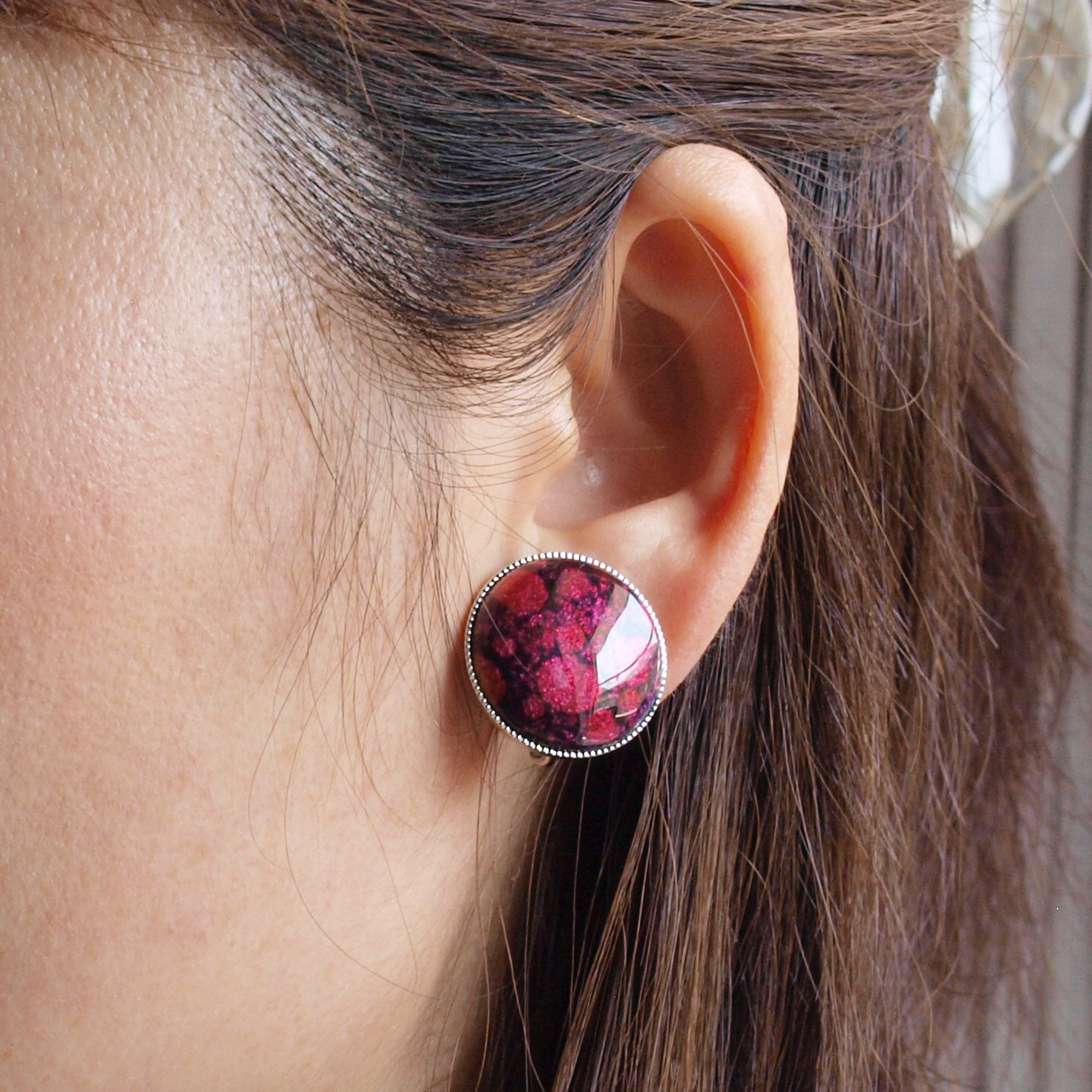 Pendientes redondos / 20 mm / suke / 6 colores