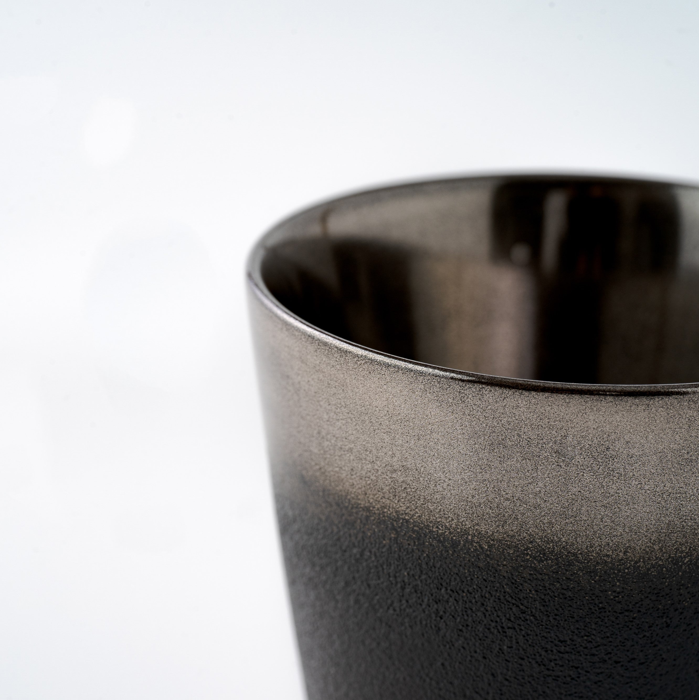 Tasse de saké / argenté / grand