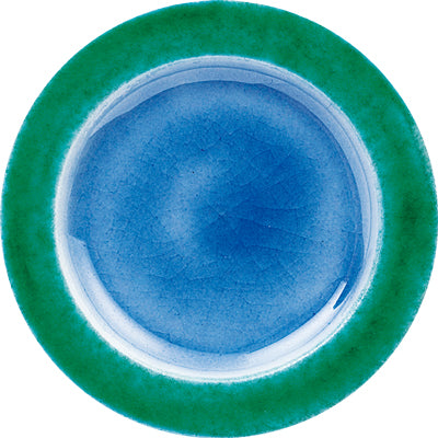 Kutani Japanese Shot Glass / Blue Camellia Sasanqua