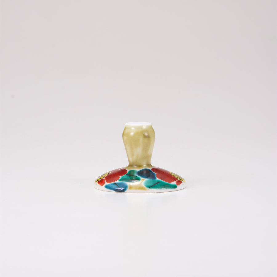 Kutani Japanese Glass / Camellia Sasanqua / Plain