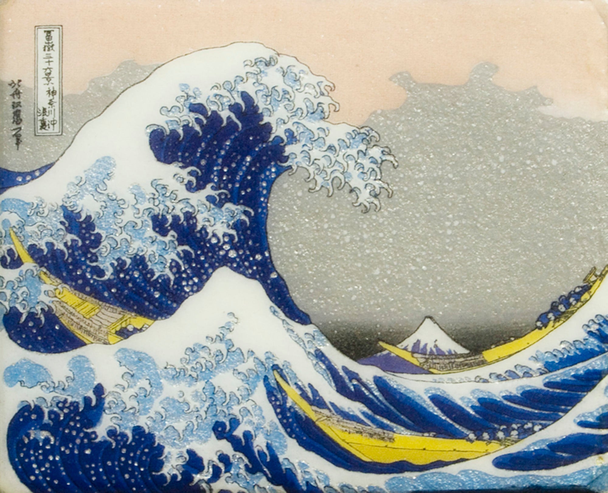 Wall Art / Owari Cloisonne / Hokusai / The Great Wave