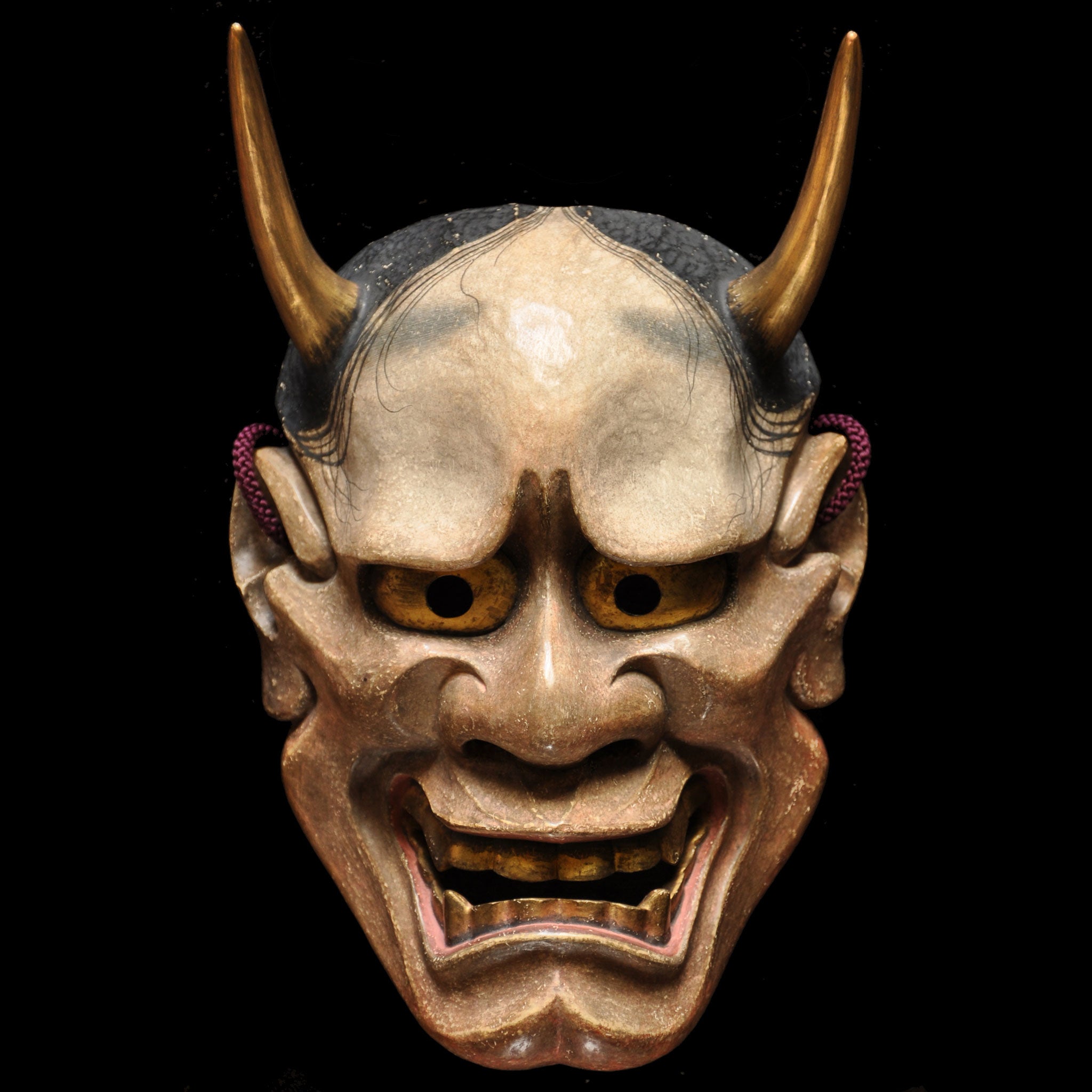 Noh Mask / Kuro-Hannya (Black Female Demon)