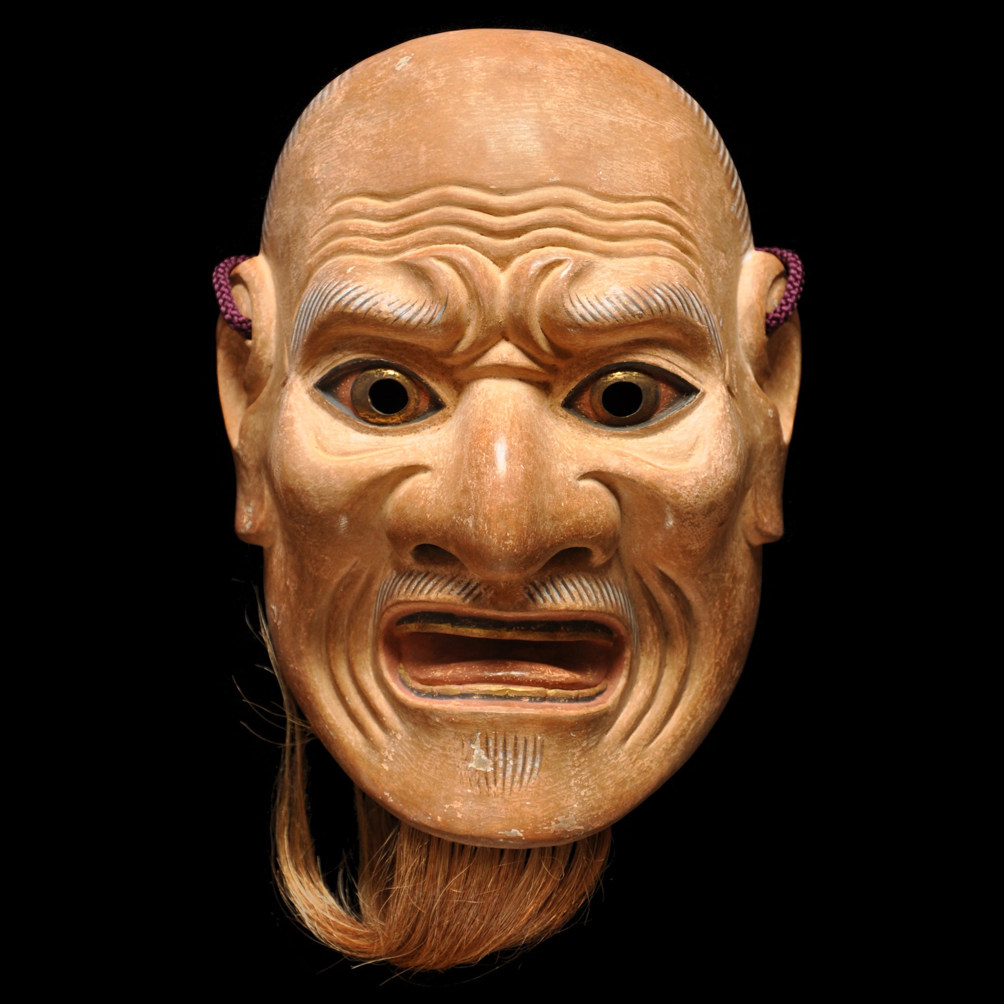 Noh Mask / Washibana-akujo (Evil Hook-nosed Elder)