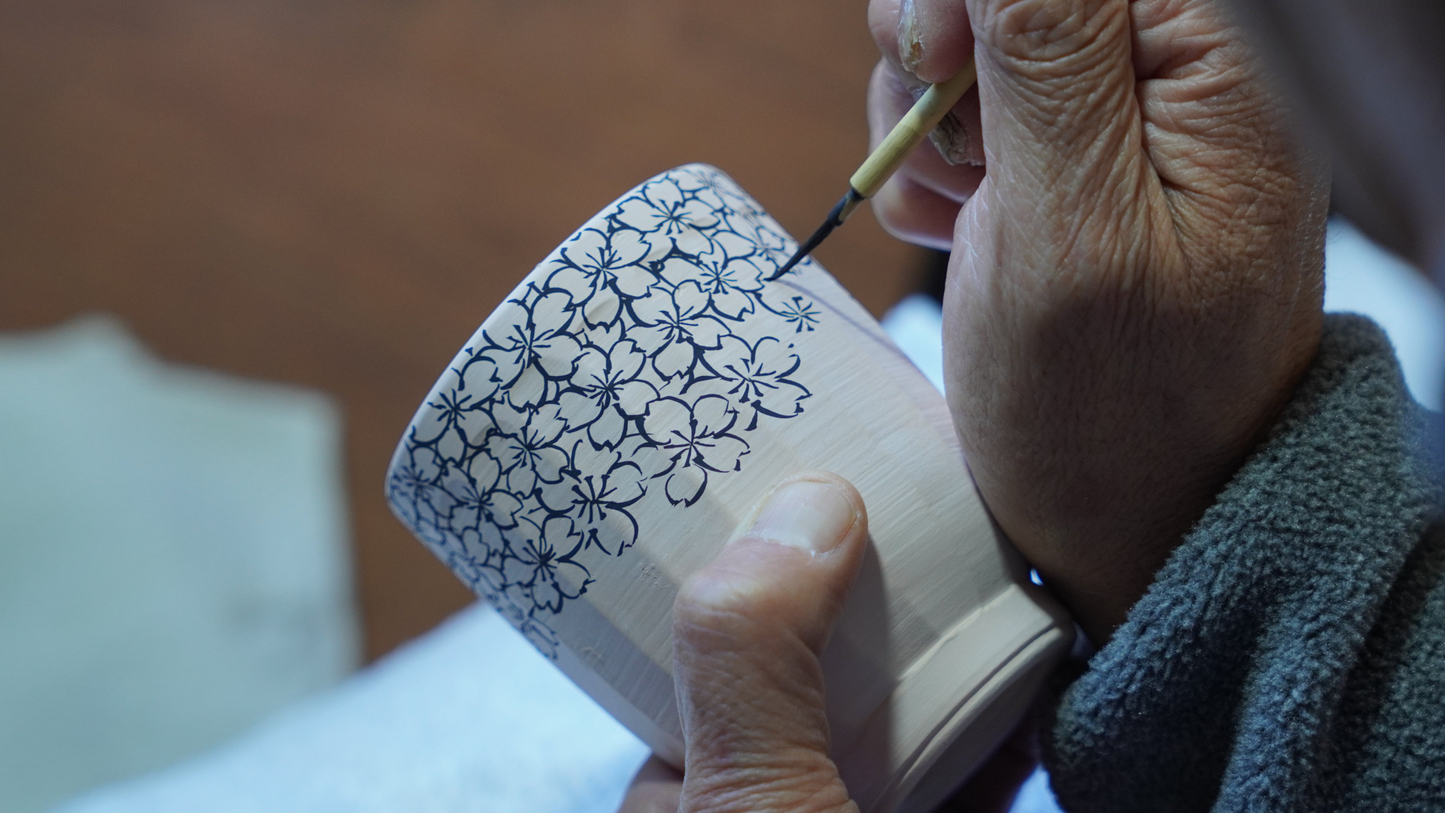 Kyo-Yaki Kiyomizu Ceramics hand writing