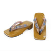 Japanese Sandals / Flower Pattern