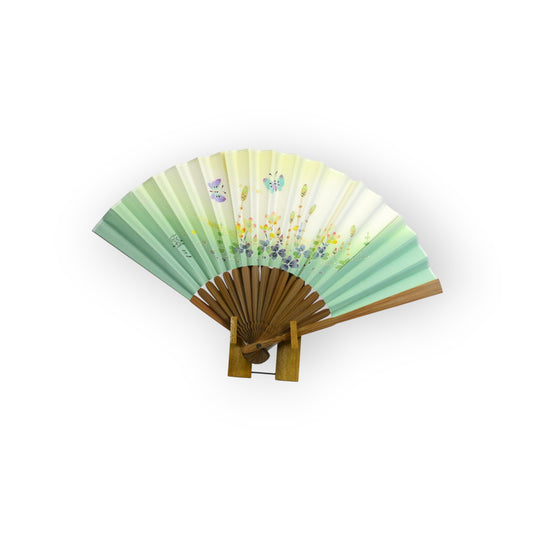 Kaga Yuzen Japanese Folding Fan / Spring