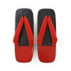 Japanese Sandals / Black & Red