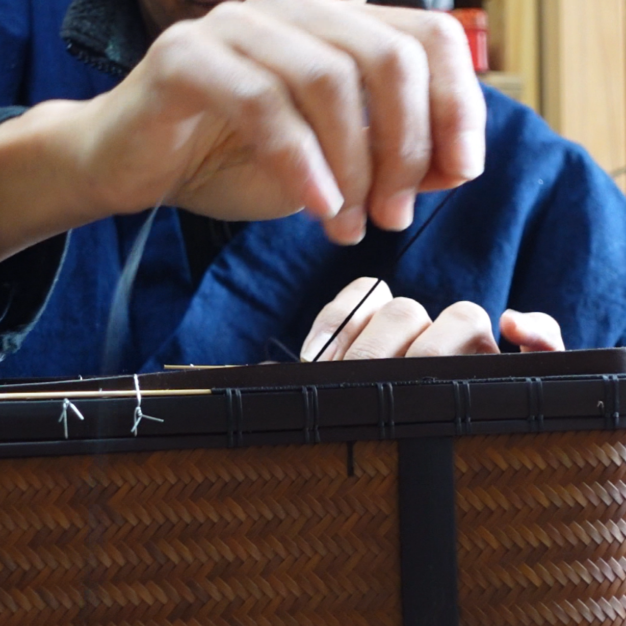Sac d'embrayage en bambou