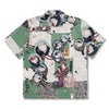 Aloha Shirt / Kyoyuzen / Kuniyoshi Katsushika / Kabuki Cats