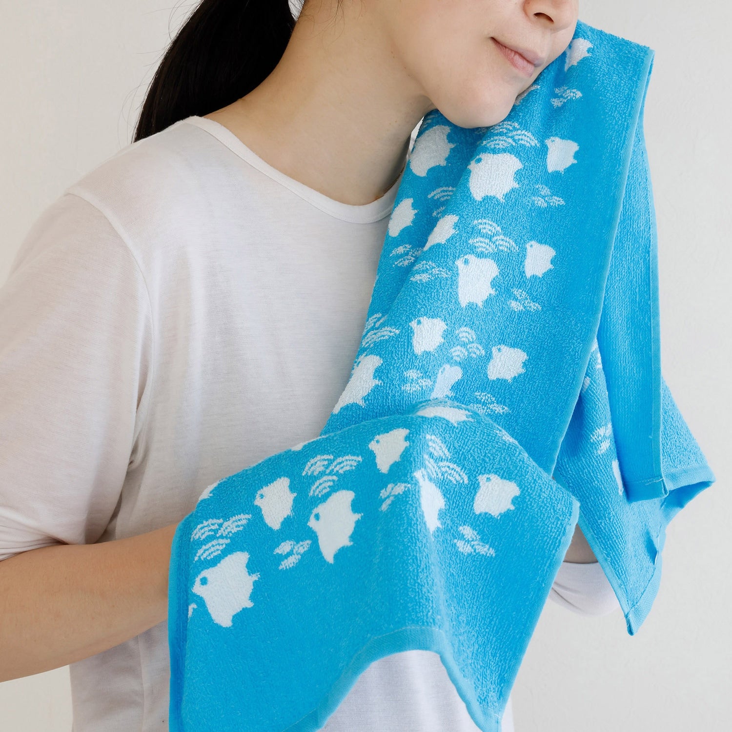 Senshu -Handtuch / Japanisch traditionelles Muster / Set von 5