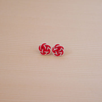 Plum Blossom Earrings -Red-