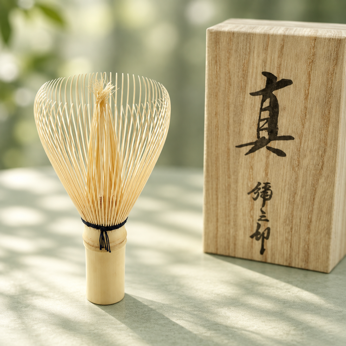 Matcha Whisk / White Bamboo / Shin