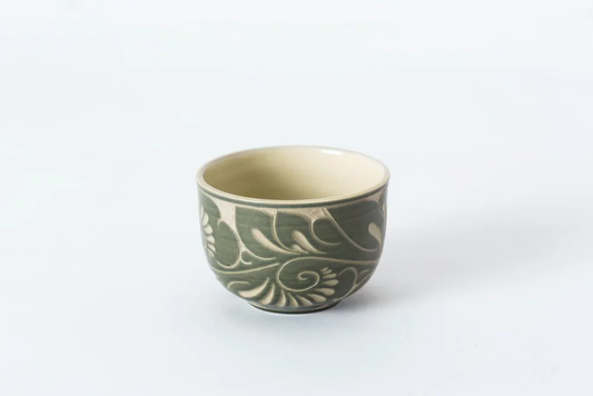 Karakusa Hand Bowl -Green-