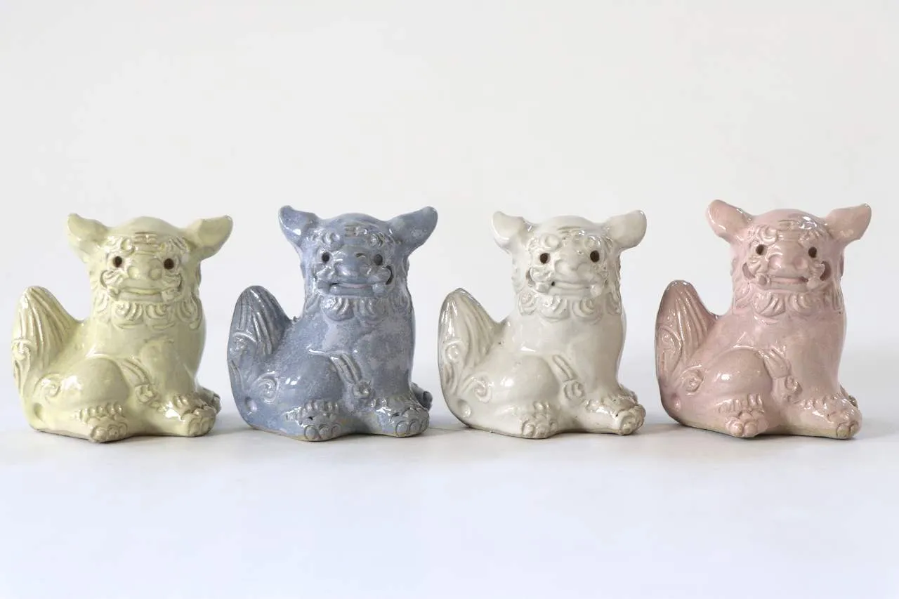 Guardian Lion / Shisa / Miniature / Pastel Blue