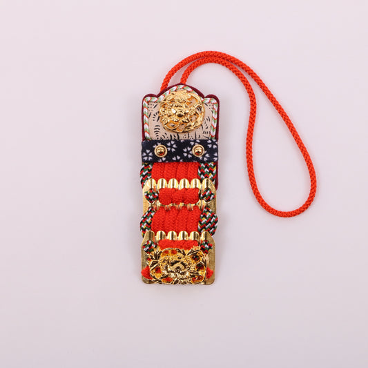 Rüstungszubehör Nikitama Mini / Goldblatt / Scharlachrote Geflecht